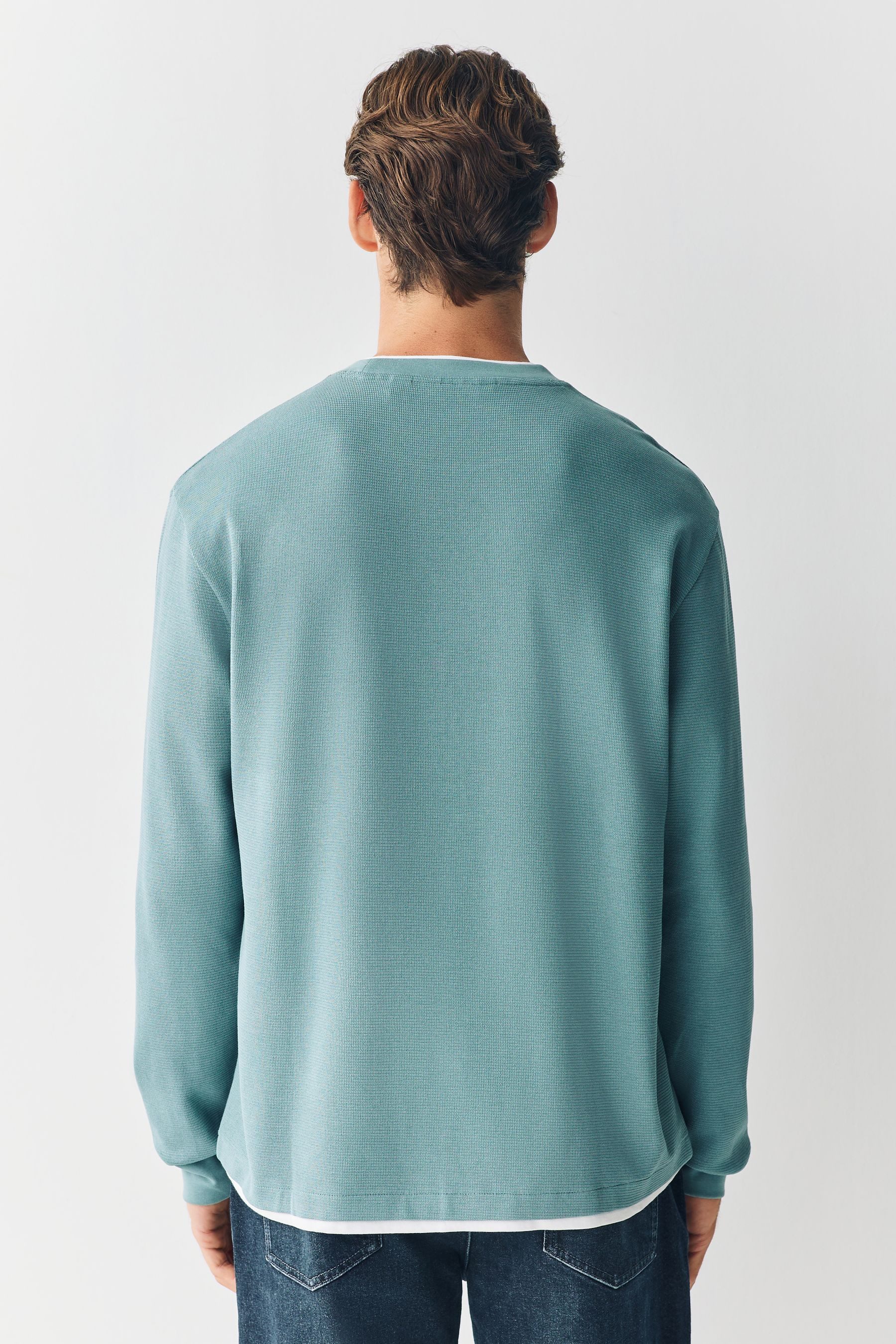 Next Langarmshirt Shirt mit Rundhalsausschnitt (1-tlg) günstig online kaufen
