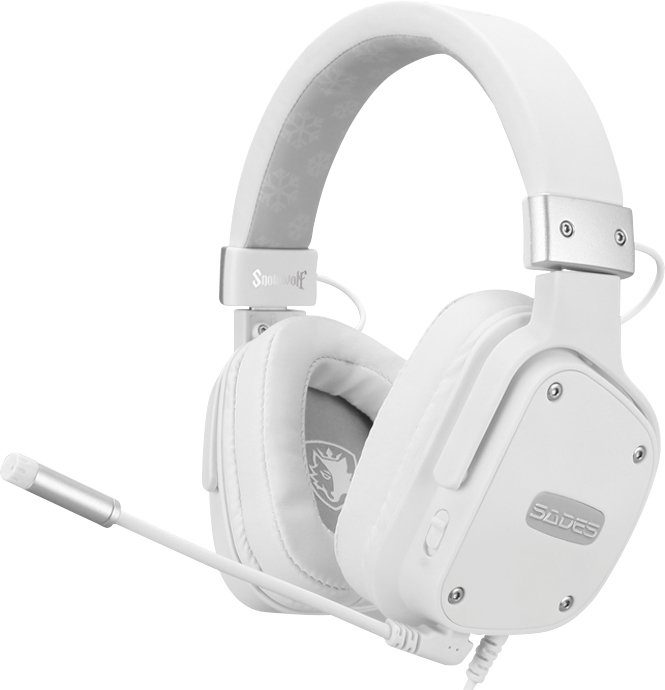 (Mikrofon Sades Snowwolf abnehmbar) SA-722S Gaming-Headset