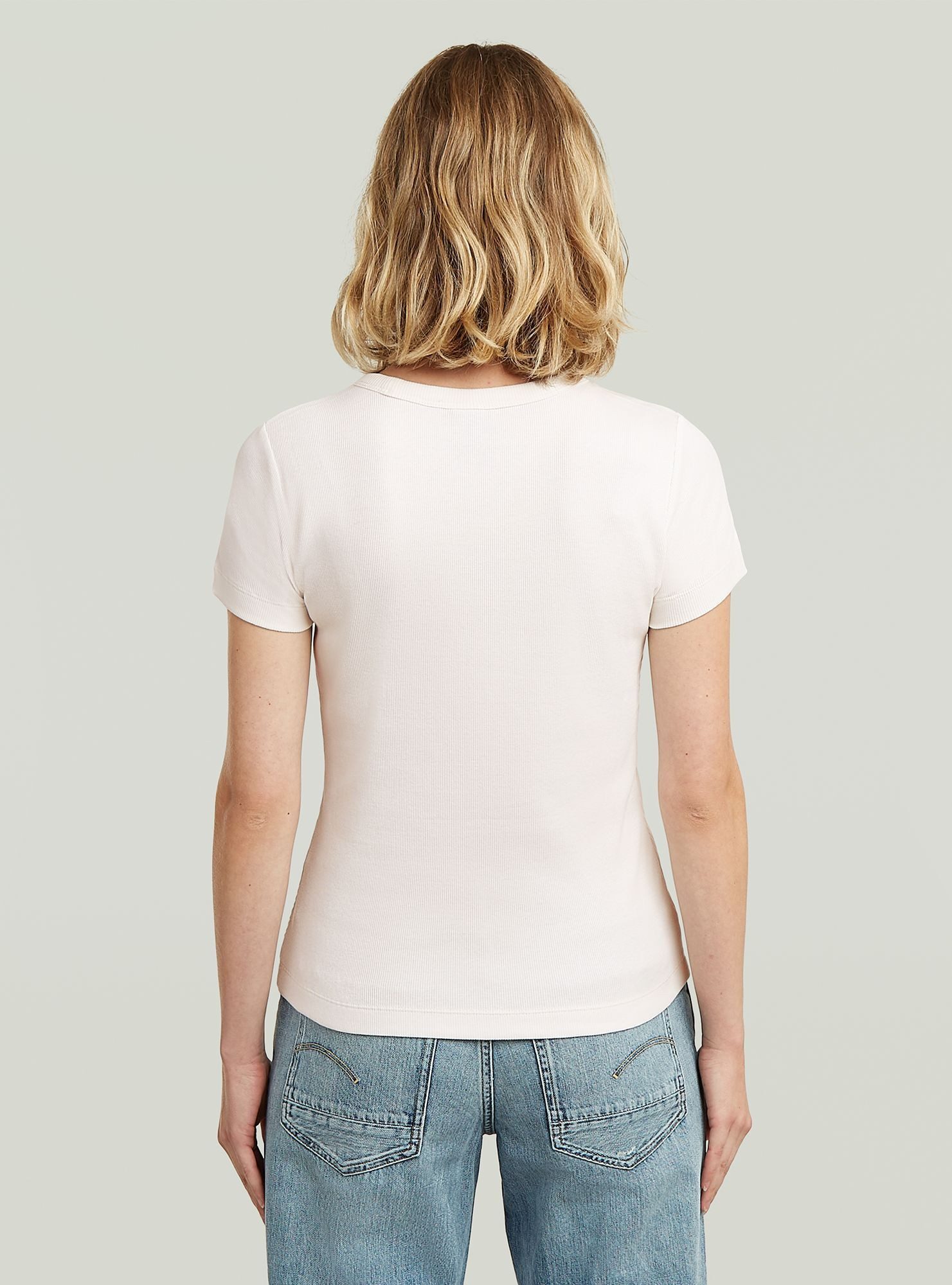 G-STAR T-Shirt Slim Rib T-Shirt