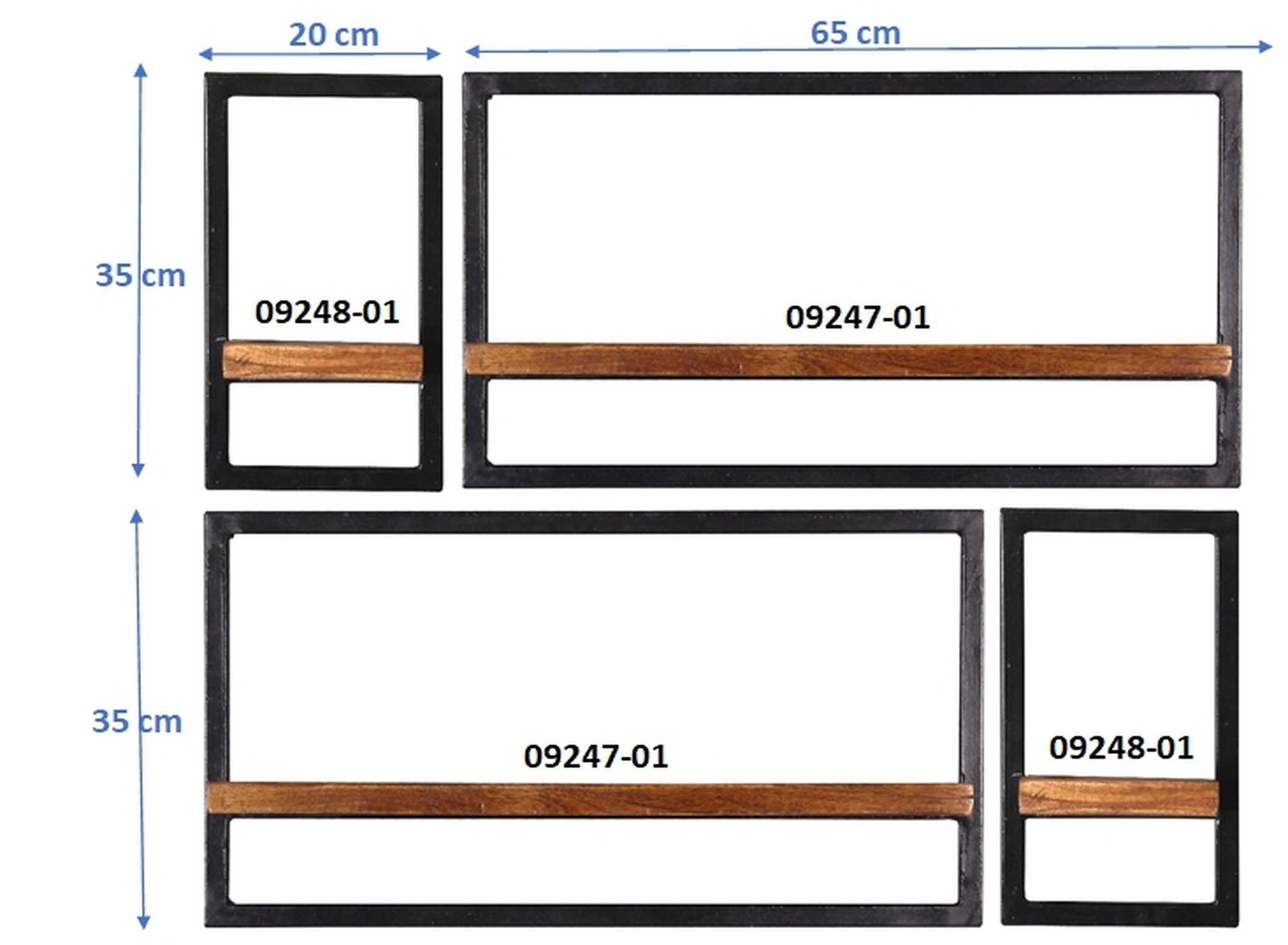 - Breite: Produktlinie: Wandregal und cm, im toller 25 Tiefe: aus Höhe: Materialmix natur cm, - TPFLiving Industrial 75 Wandregal Mangoholz 95 mit cm Look modernen Kentucky Altmetall, antikschwarz, - Louisville