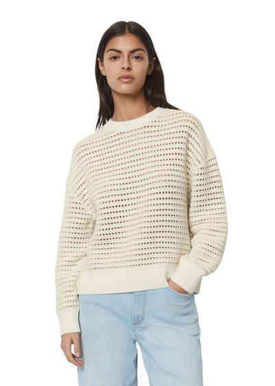 Marc O'Polo DENIM Strickpullover mit Ajour-Muster