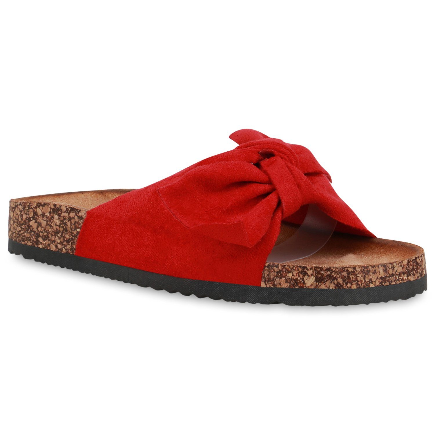 Pantolette VAN Schuhe Bequeme 833538 Rot HILL