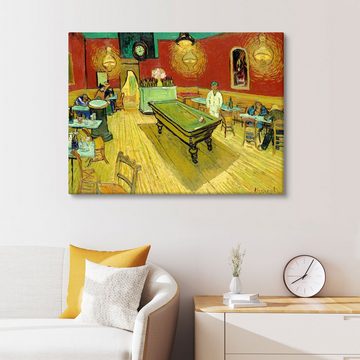 Posterlounge Leinwandbild Vincent van Gogh, Nachtcafé in Arles, Wohnzimmer Malerei