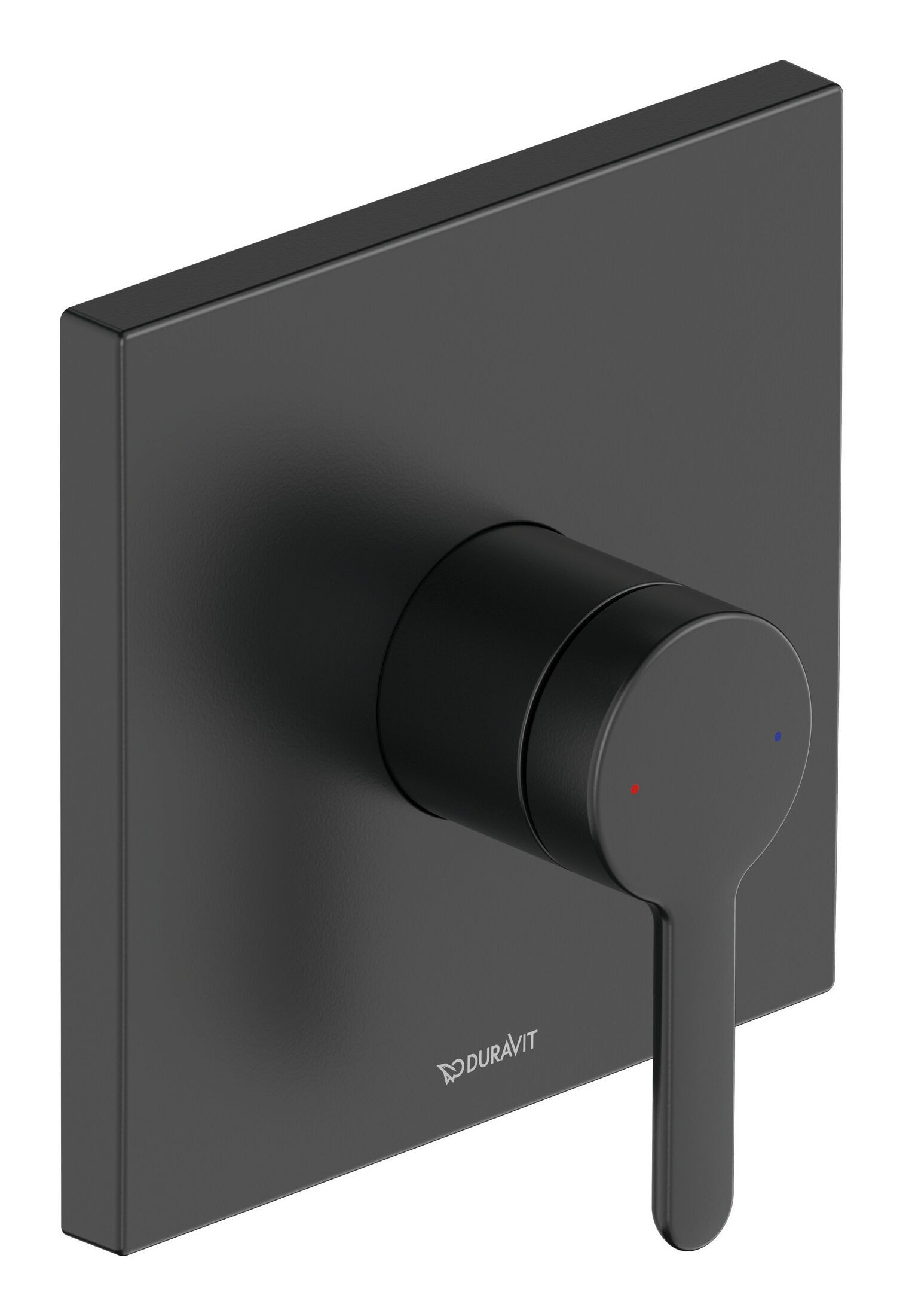 Duravit Duscharmatur C.1 Serie Einhebel-Brausemischer Unterputz eckig - Schwarz Matt