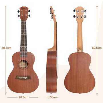 Dripex Ukulele 23 Zoll Konzert, Erwachsene Kinder Ukulele Set