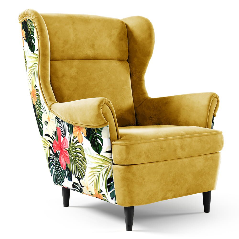 Beautysofa Ohrensessel Havana im skandinavischen Stil (hoher Rückenlehne & modernem Design), 4 trendige Farben zur Auswahl