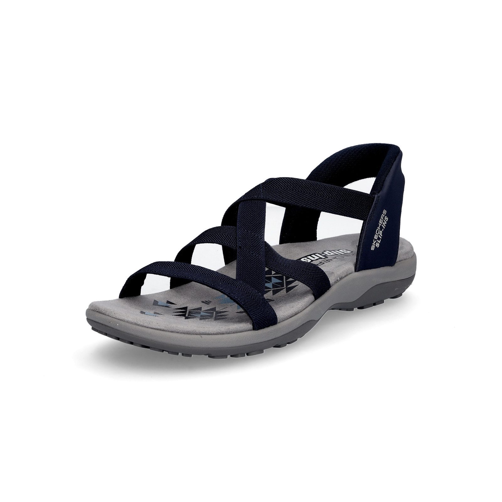 Skechers REGGAE SLIM-STRETCH FLEX Sandale, Flats, günstig online kaufen