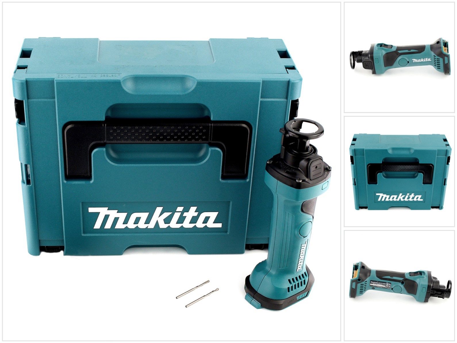 Makita Akku-Universalschere DCO 180 ZJ Akku Rotationsschneider 18V + Makpac - ohne Akku, ohne Lad