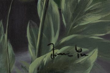 KUNSTLOFT Gemälde Spell of Nature 60x90 cm, Leinwandbild 100% HANDGEMALT Wandbild Wohnzimmer
