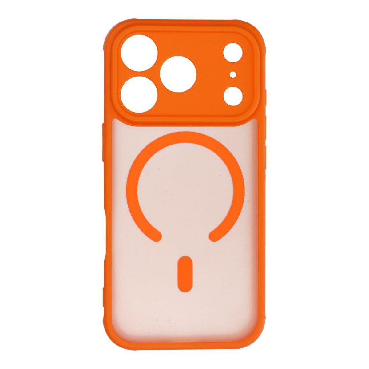 COFI 1453 Handyhülle Full Matte Mag Kompatibel mit iPhone 17 Pro Hermes-orange Magnetisch 6,3 Zoll, Magnetisch, Modern, Funktional und mattes Finish – Bild 3 von 5