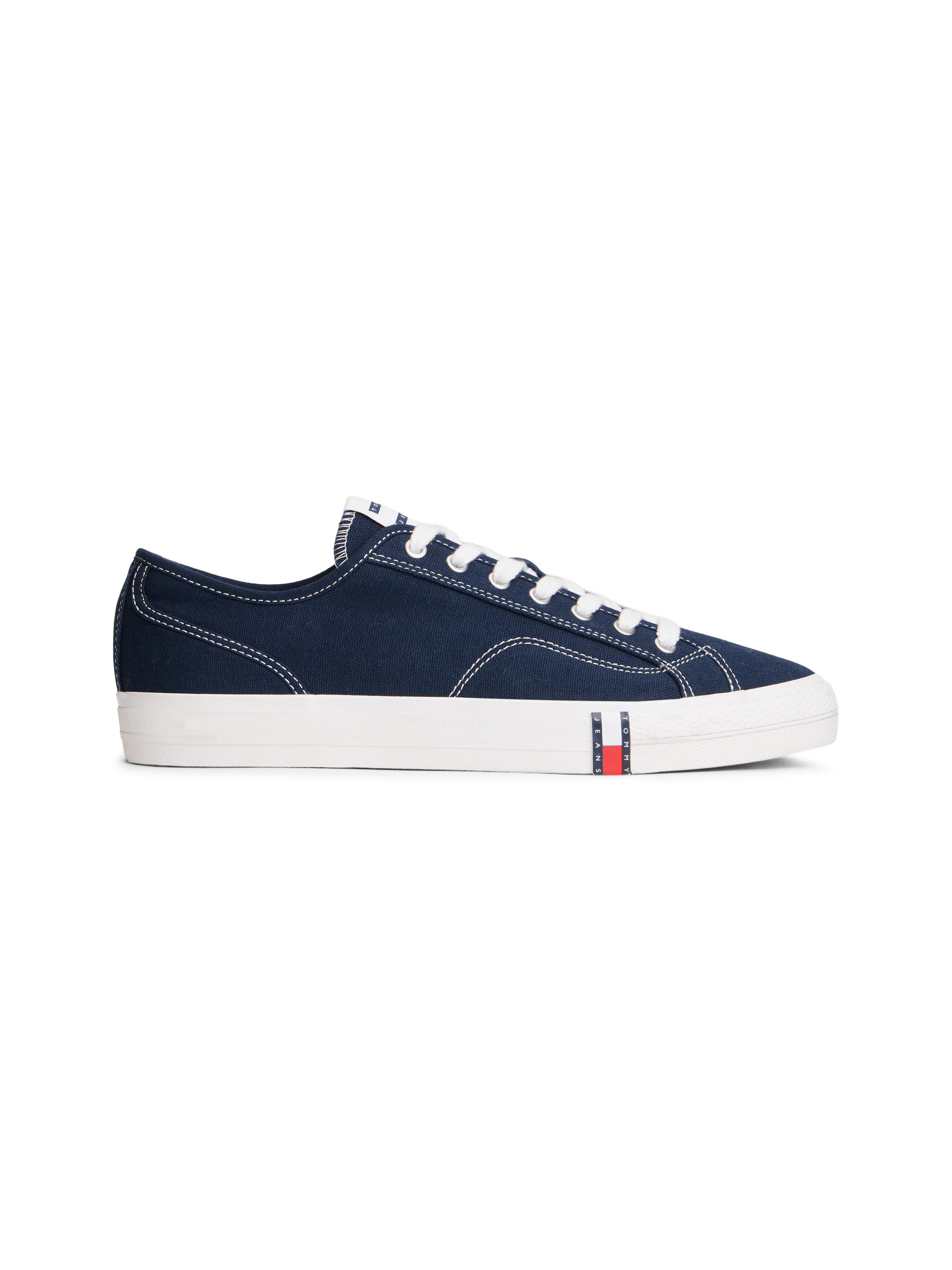 Tommy Jeans ARCHIVE VULC Y2K Sneaker Freizeitschuh, Halbschuh, Schnürschuh mit Logoflagge im Plateau