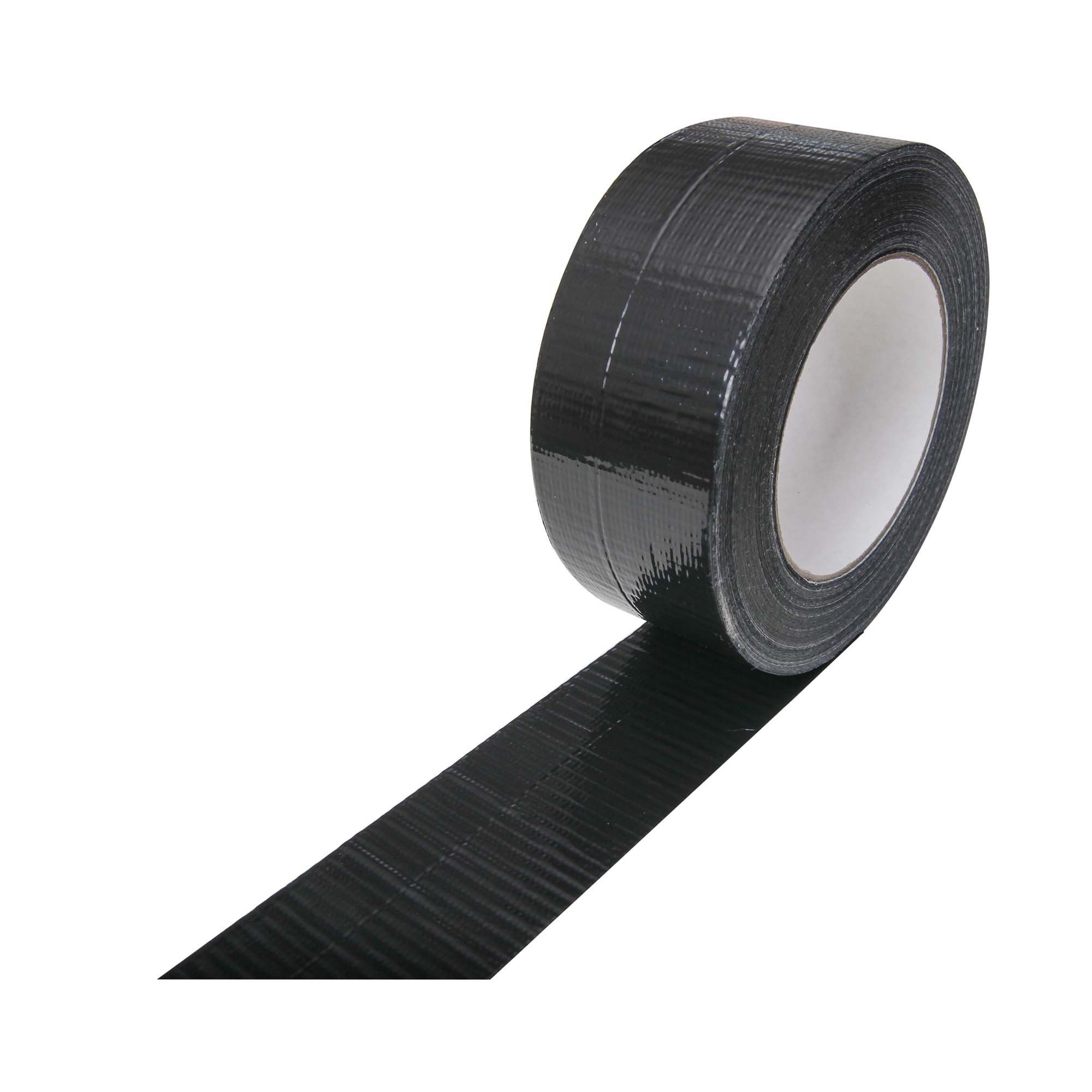 Scorprotect® Klebeband Gewebeklebeband schwarz Panzertape Gaffaband Panzerband 48 mm x 50 m