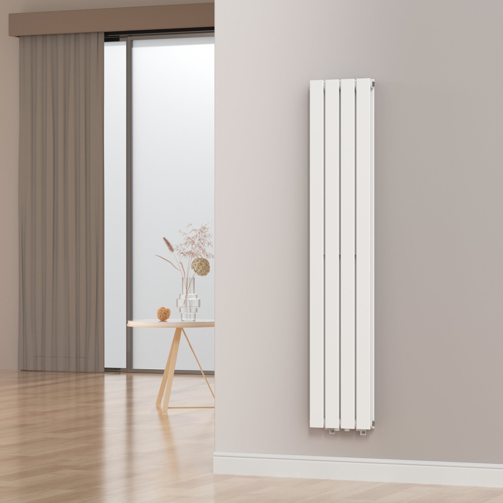 neu.haus Designheizkörper, »Nore« Flachheizkörper 160x30cm Doppellagig günstig online kaufen
