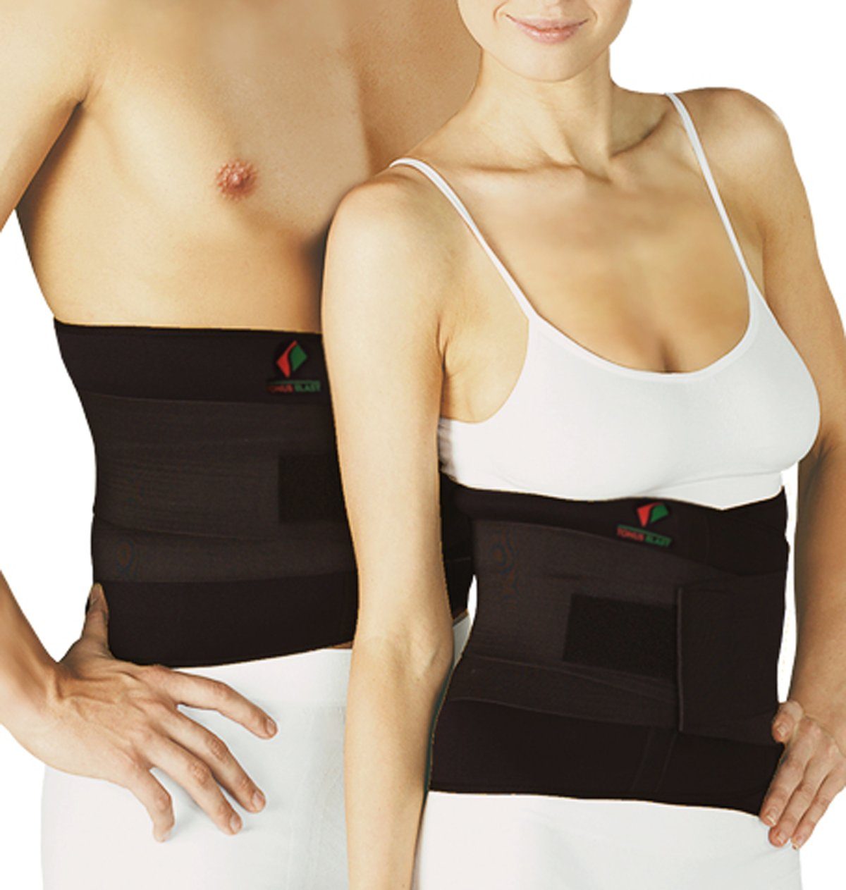 Tonus Elast Rückenbandage Rücken Bandage Stütze Neopren Klettverschluss Gurt Sport Fitness Bauch TE0312, Stütze