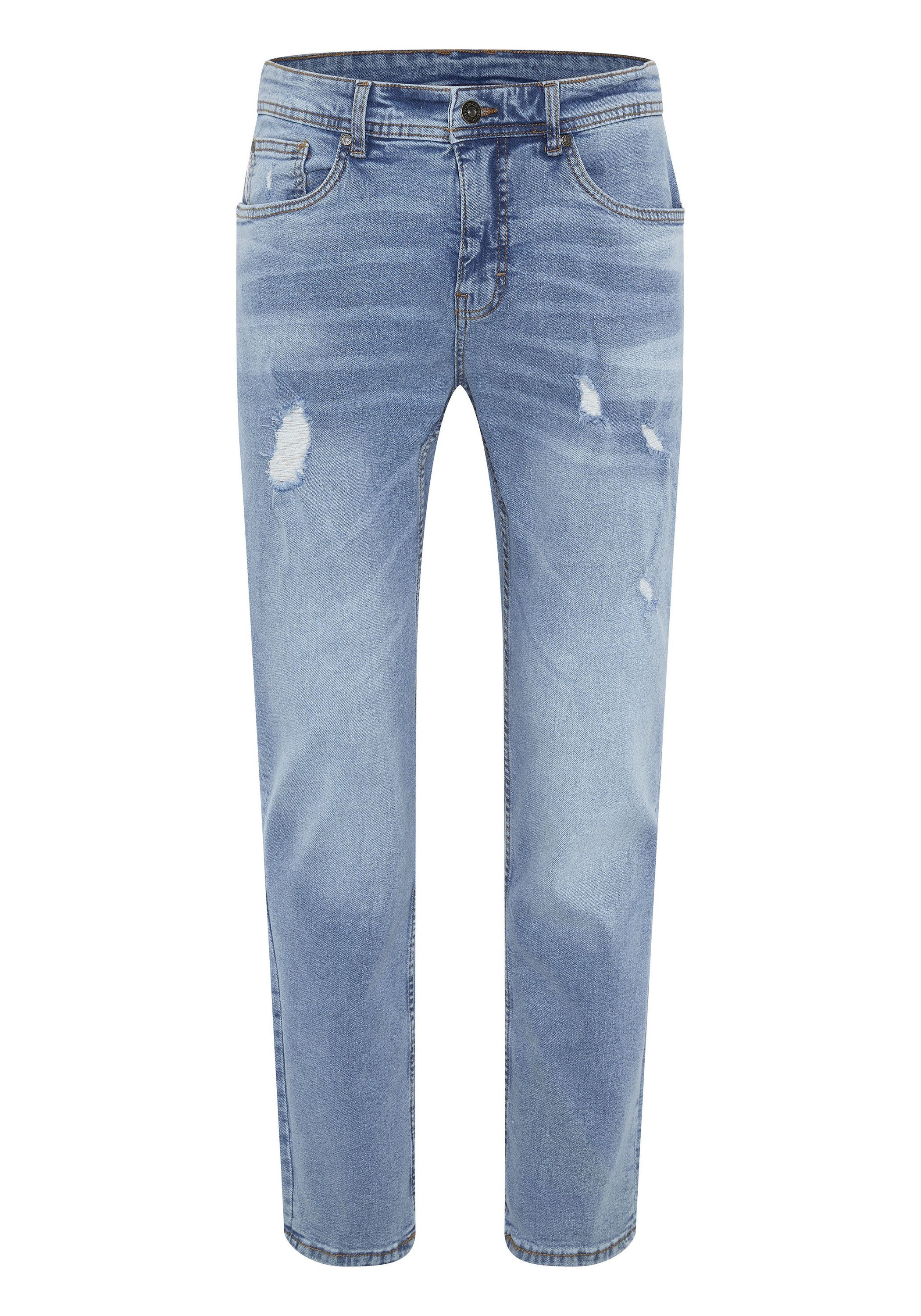 JZ & Co Slim-fit-Jeans mit Used-Effekten 40 Light Blue