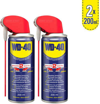 WD-40 Multifunktionsprodukt Smart Straw Reinigungsspray (2 x 200 ml Universalspray)