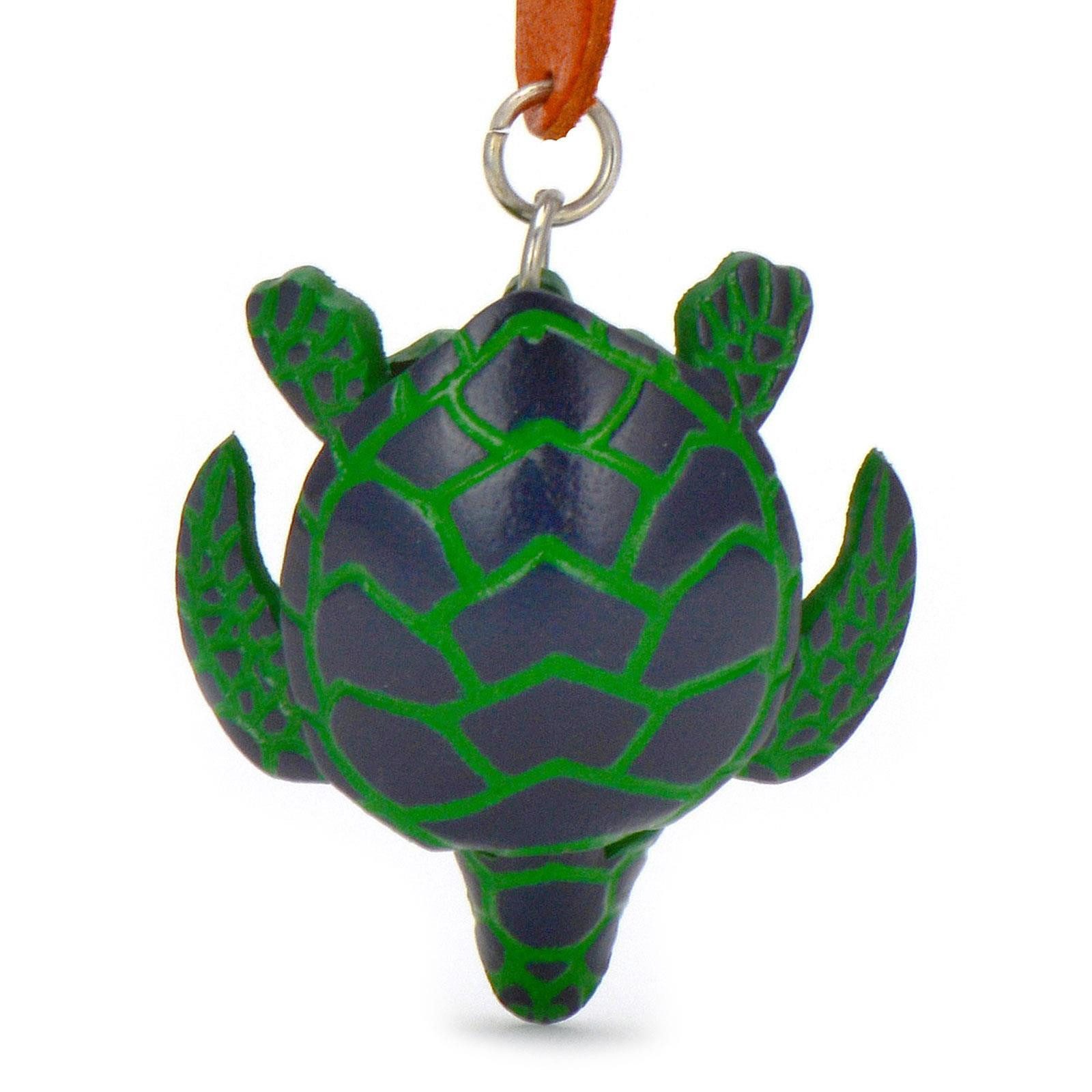 Monkimau Schlüsselanhänger Set Landschildkröten Schlüsselanhänger aus Leder