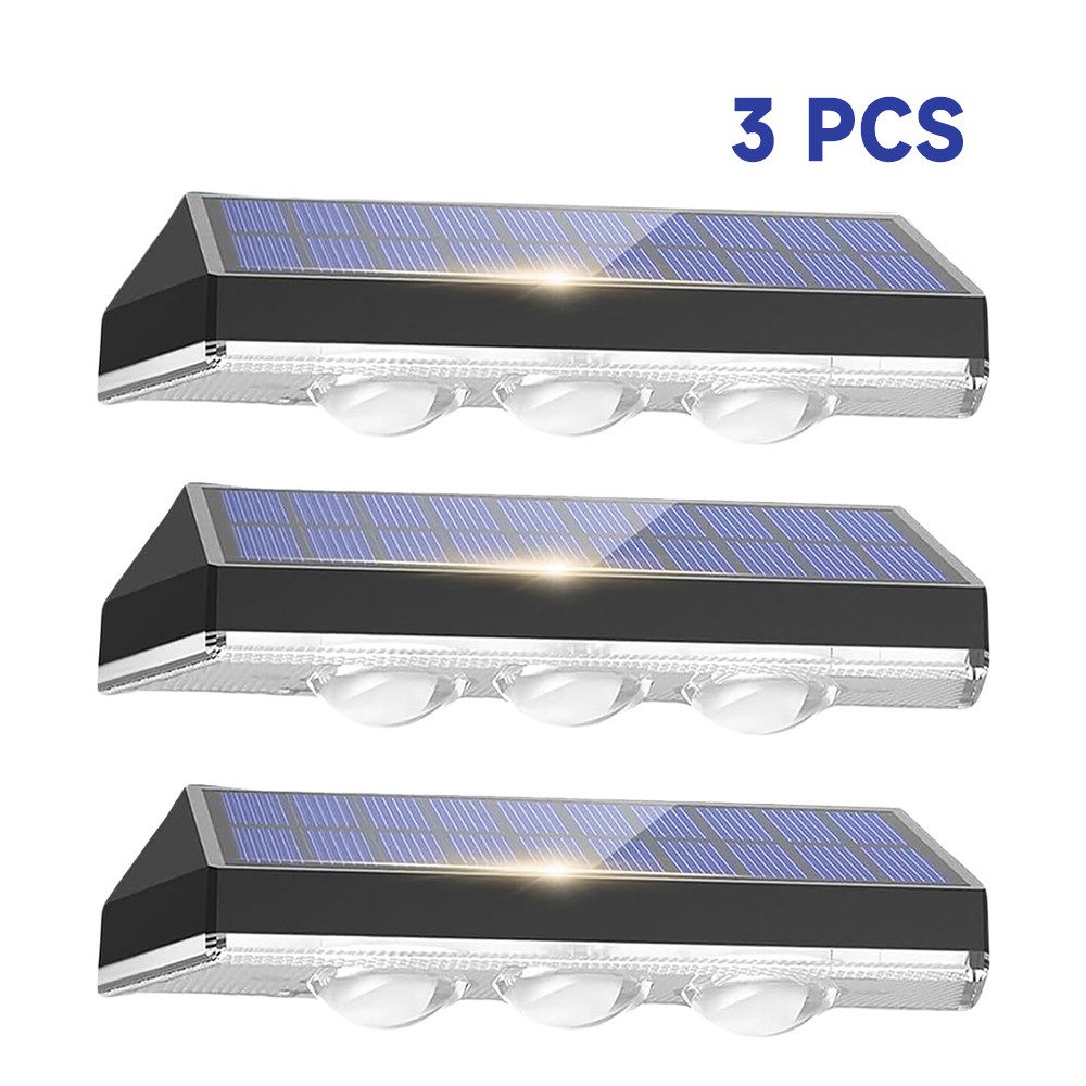 PODOFO LED Solarleuchte Solar Außenleuchten Zaunleuchten günstig online kaufen