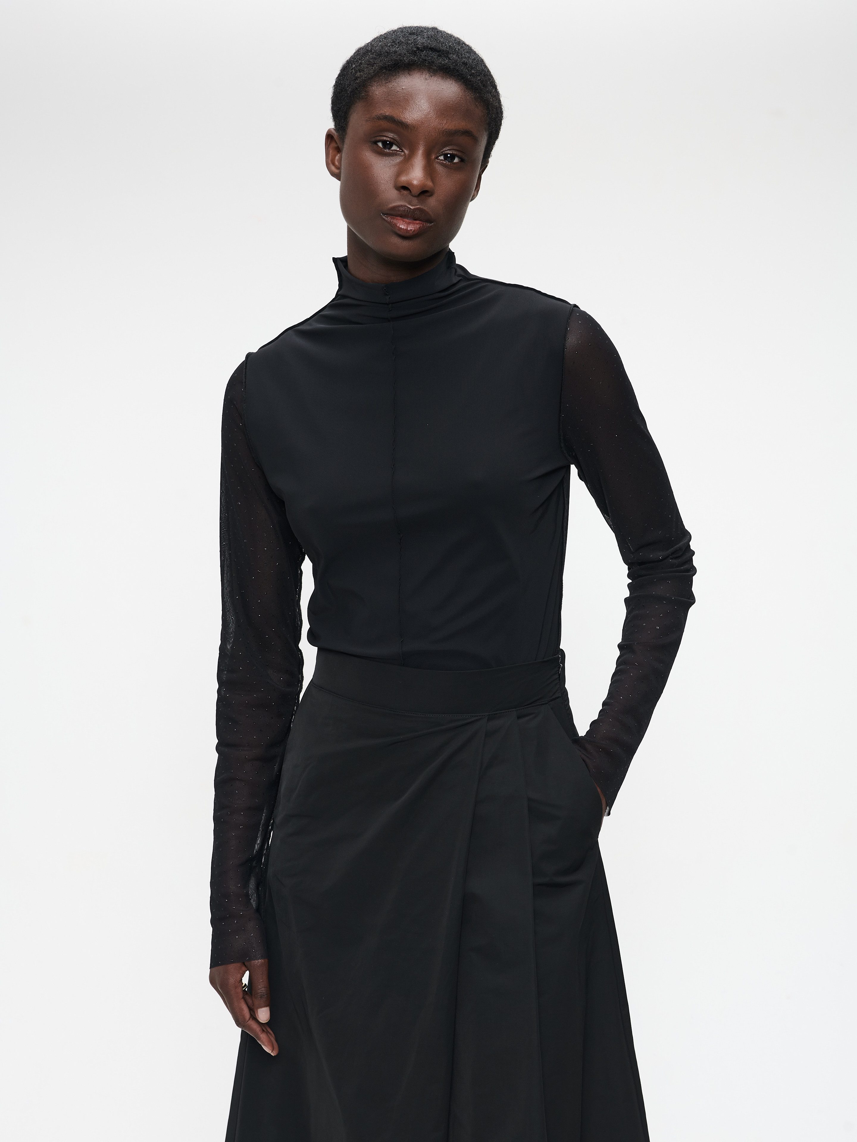 JANE LUSHKA T-Shirt Zara top technical Jersey
