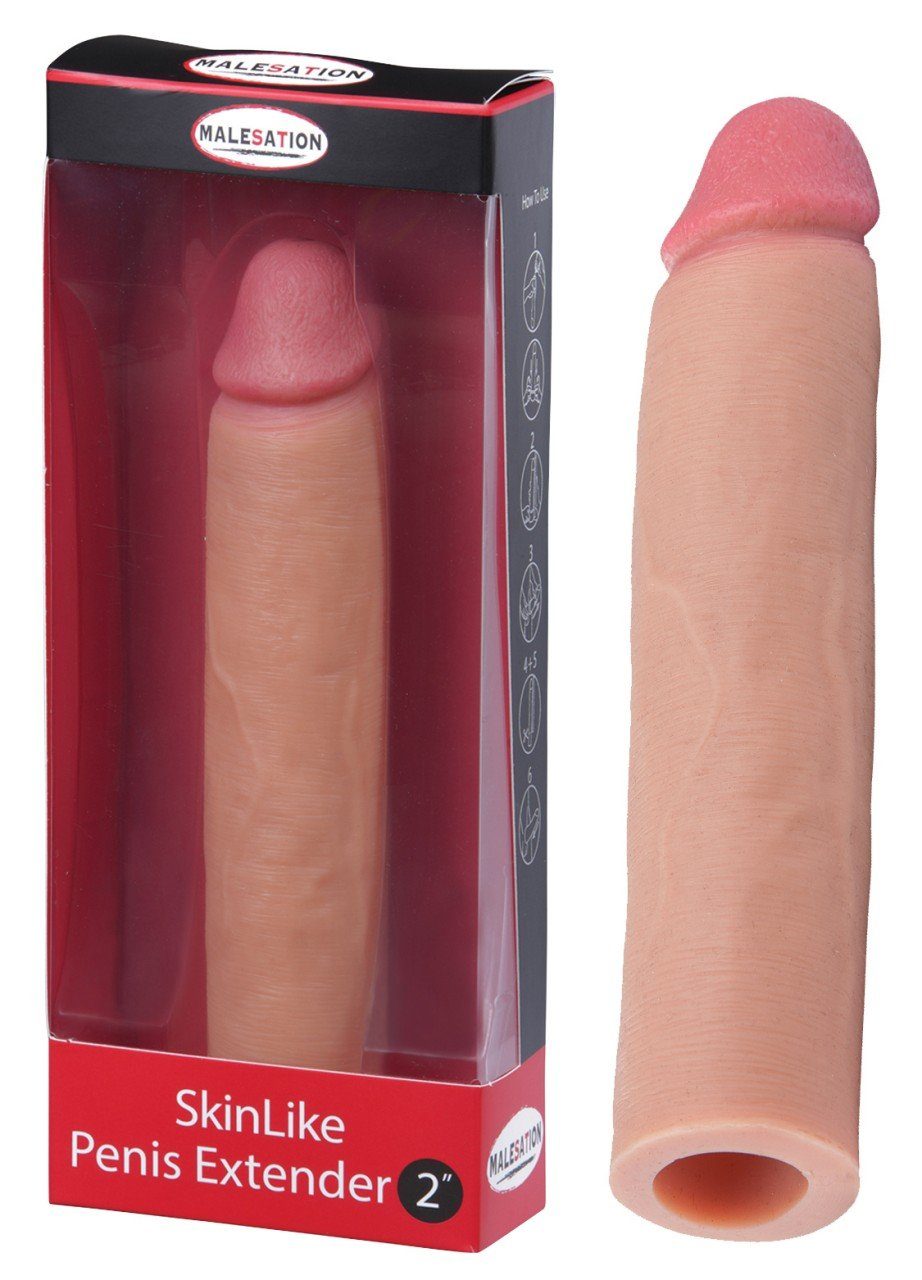 Malesation Penismanschette MALESATION SkinLike Penis Extender - (L,S)