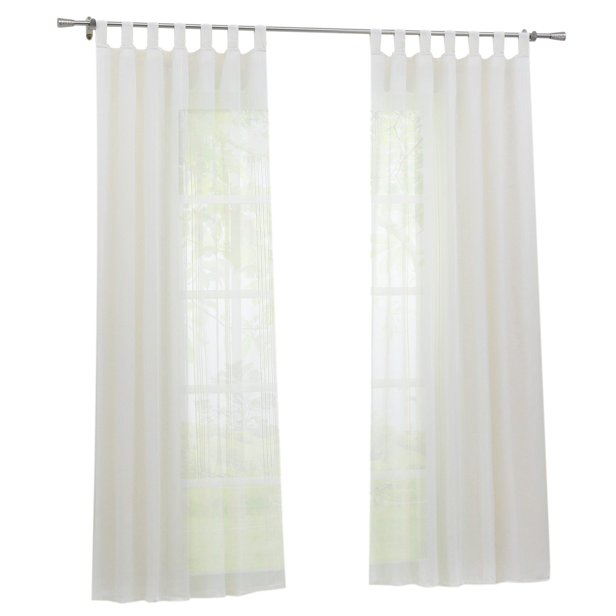 Joyswahl Gardine See (2 St), Schlaufen, halbtransparent, Dekoschals aus Lei günstig online kaufen