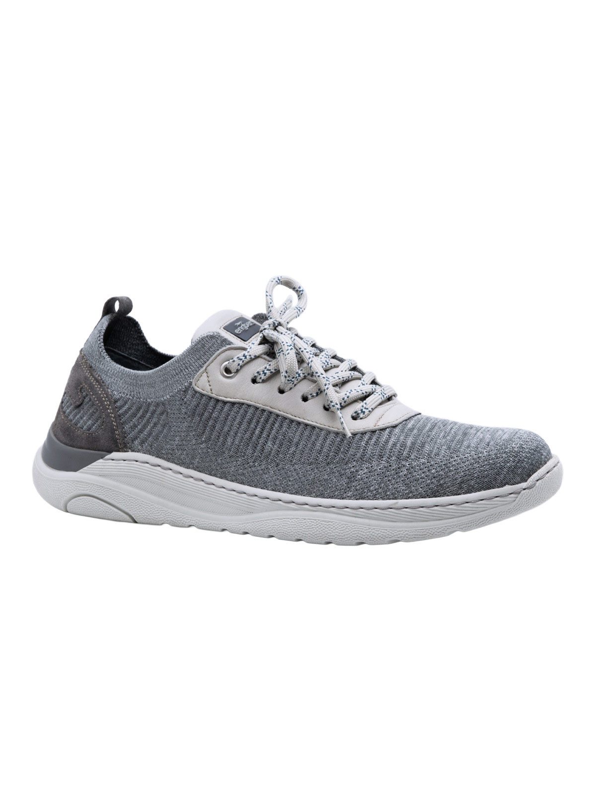 Engbers Herren Sneaker aus Strick-Mesh Material, Silbergrau Sneaker