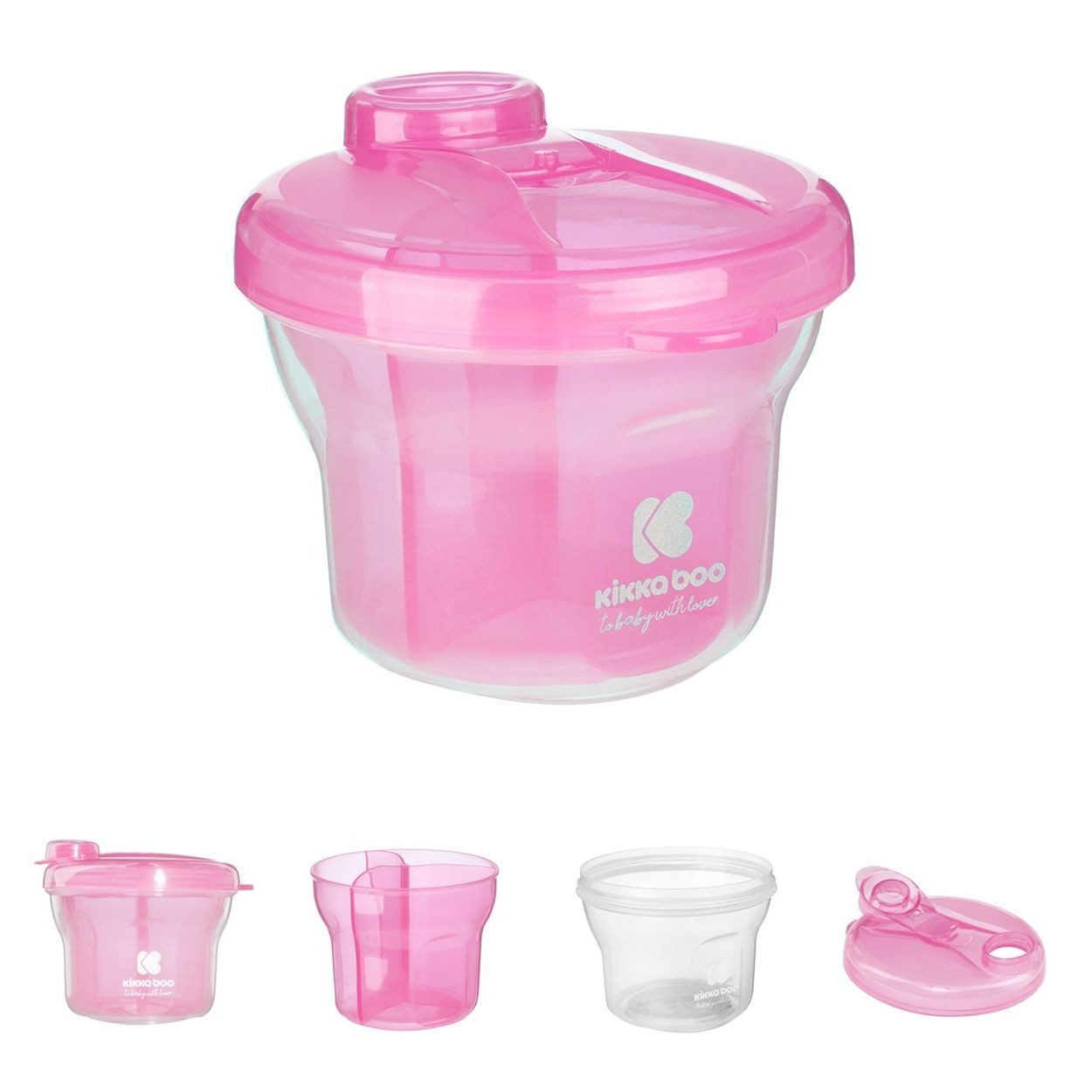 Vorratsdose Milchpulver Behälter 2 in 1