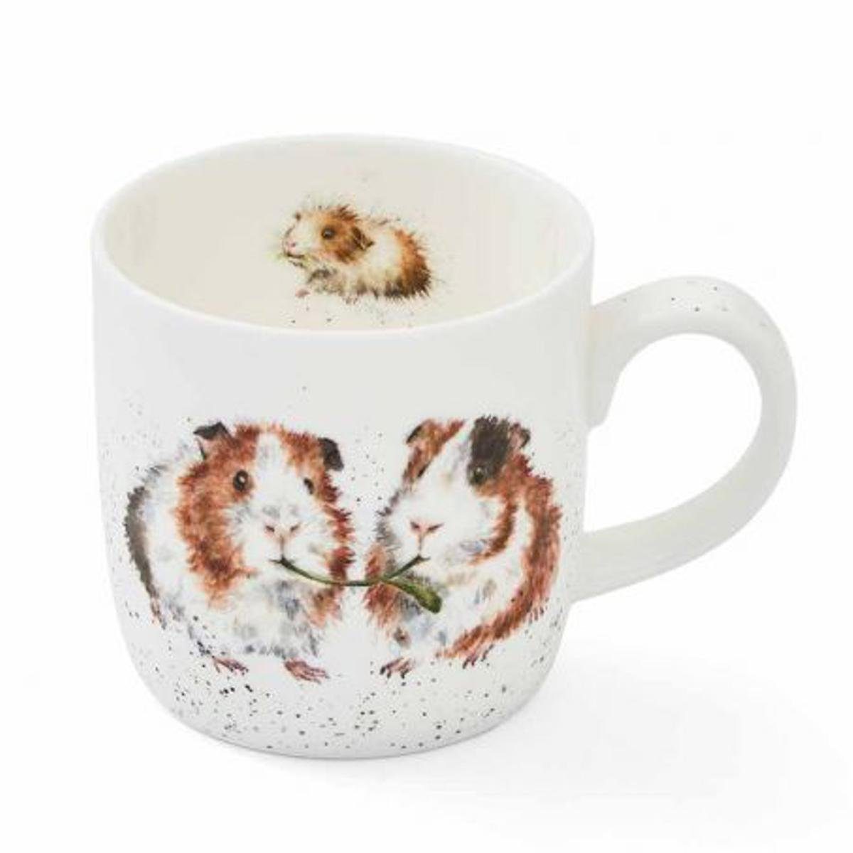 Wrendale Becher Wrendale Designs Porzellan-Becher Meerschweinchen Freunde, Porzellan
