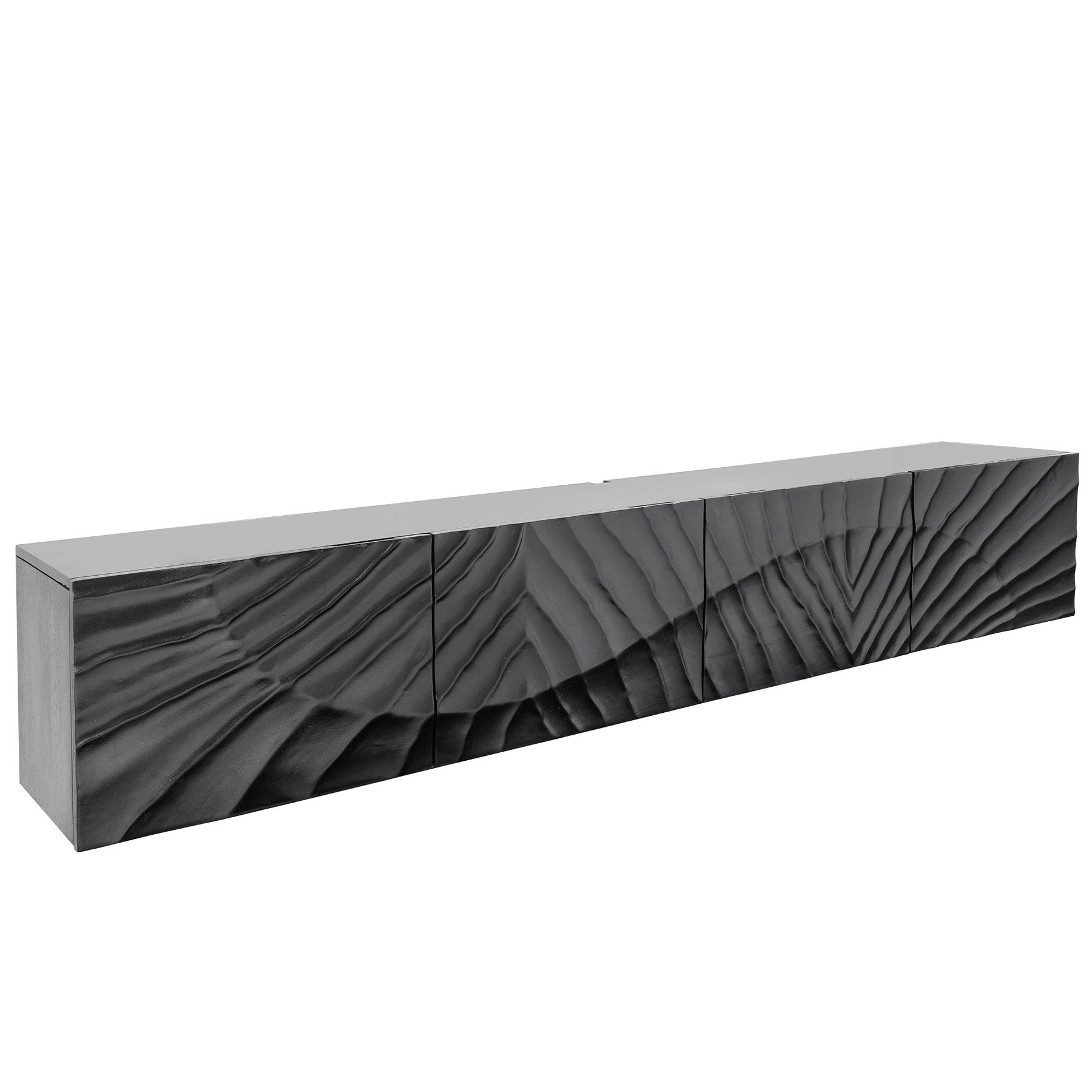 riess-ambiente Lowboard SCORPION 200cm schwarz (Einzelartikel, günstig online kaufen