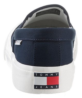 Tommy Jeans TJM SLIP ON CANVAS COLOR Slip-On Sneaker Plateau Sneaker Freizeitschuh, Slipper mit komfortablem Stretcheinsatz