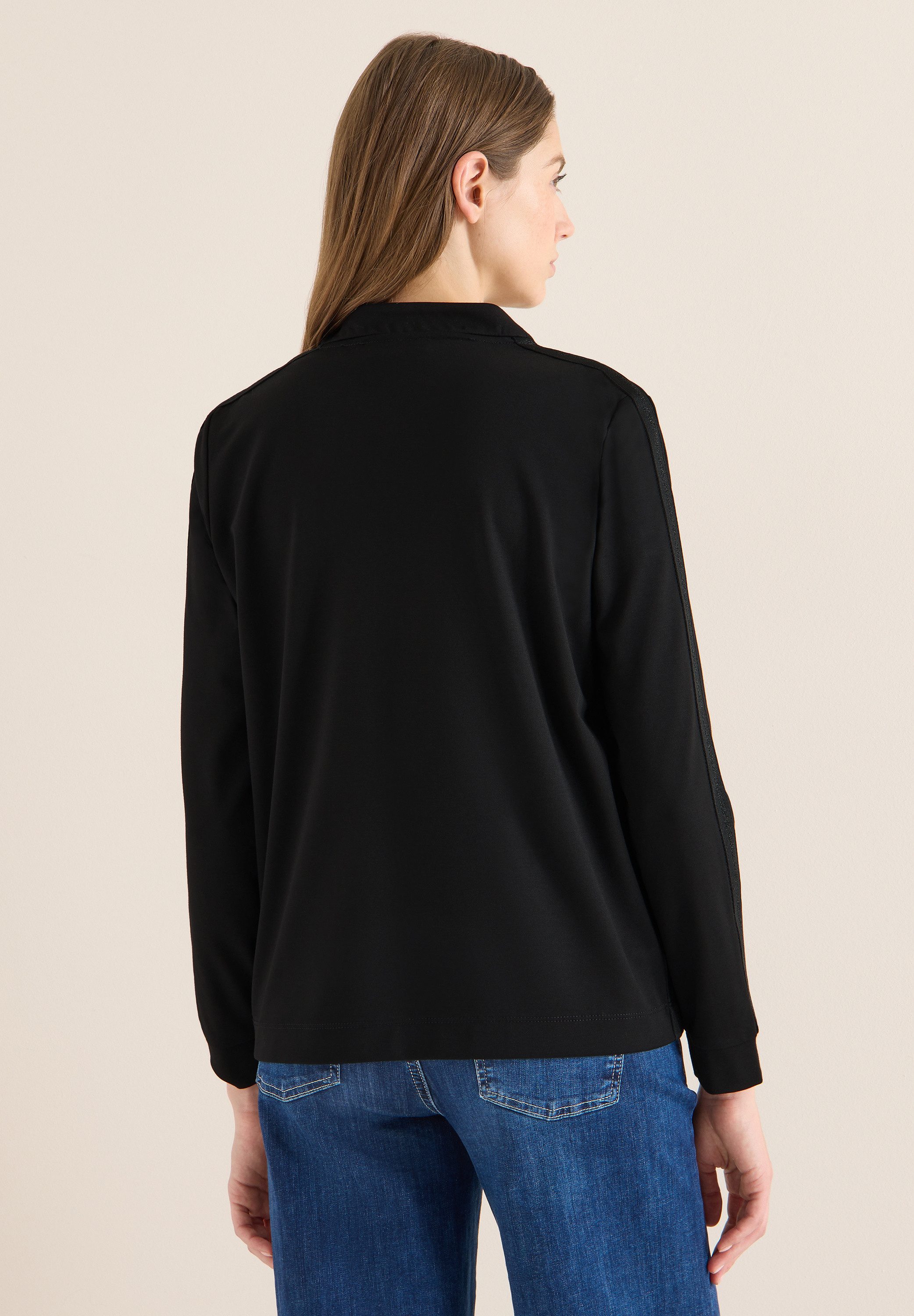 CECIL Sweatjacke mit Leomuster günstig online kaufen