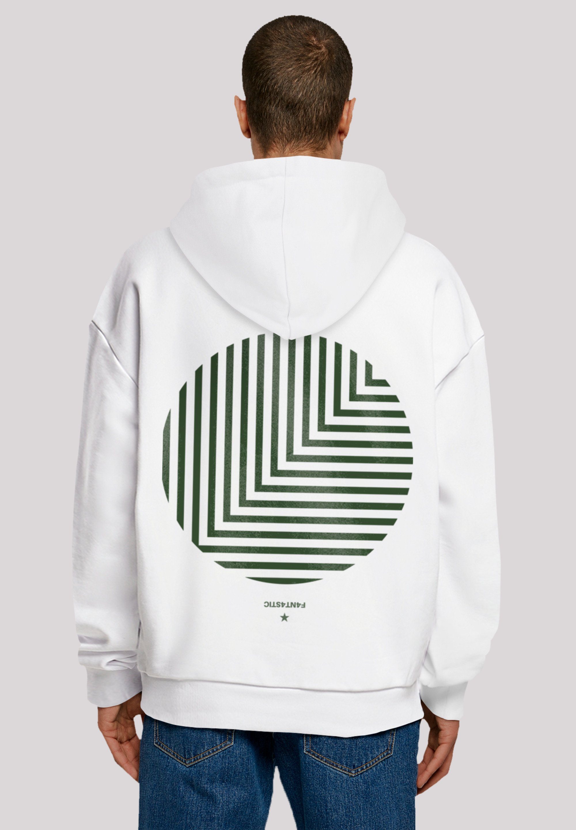 Das S Kapuzenpullover trägt Grün groß F4NT4STIC Größe Print, Model und cm ist Geometrics 180