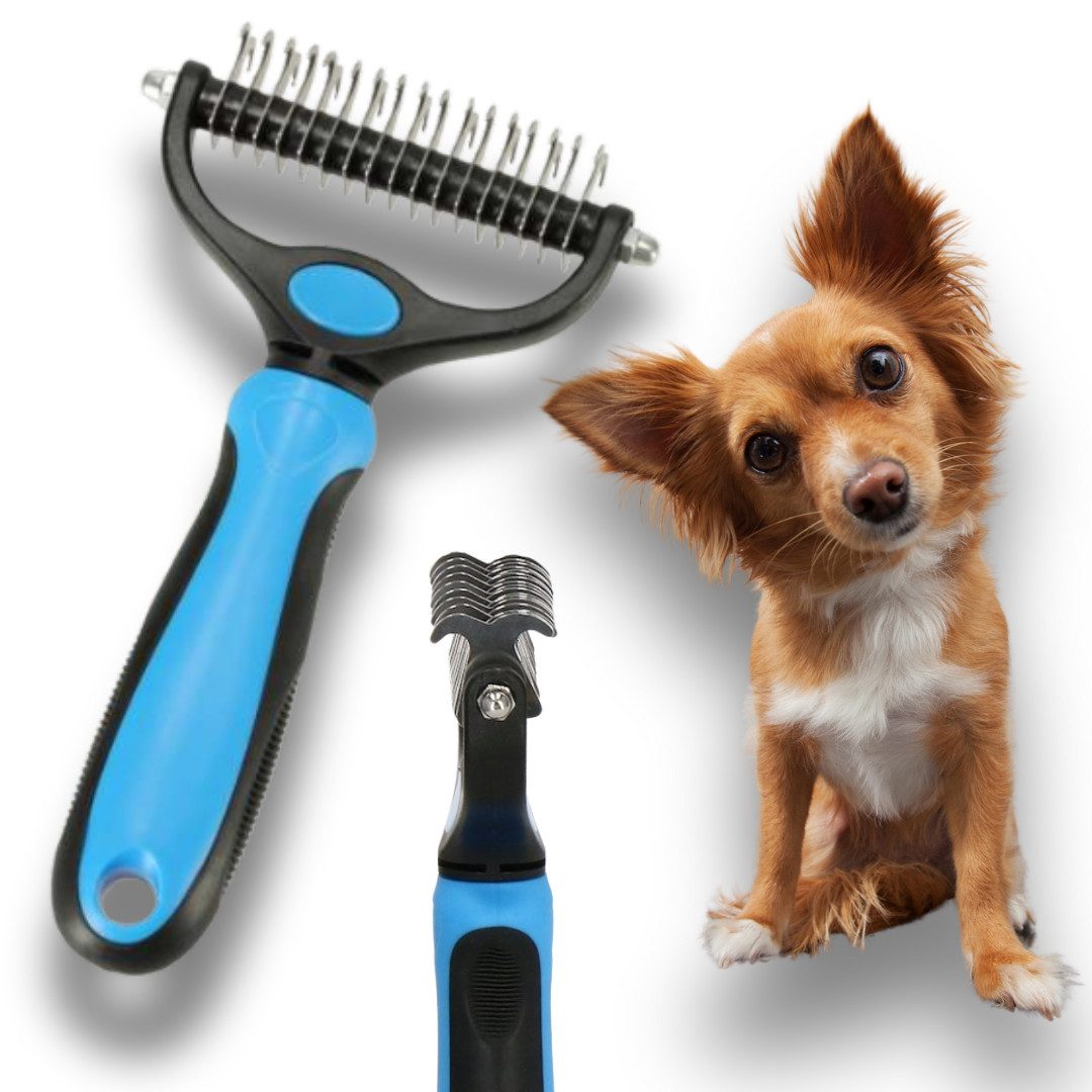Fellpflege Hundebürste Katzenbürste Unterfellbürste Langhaar Unterwolle Trimmer