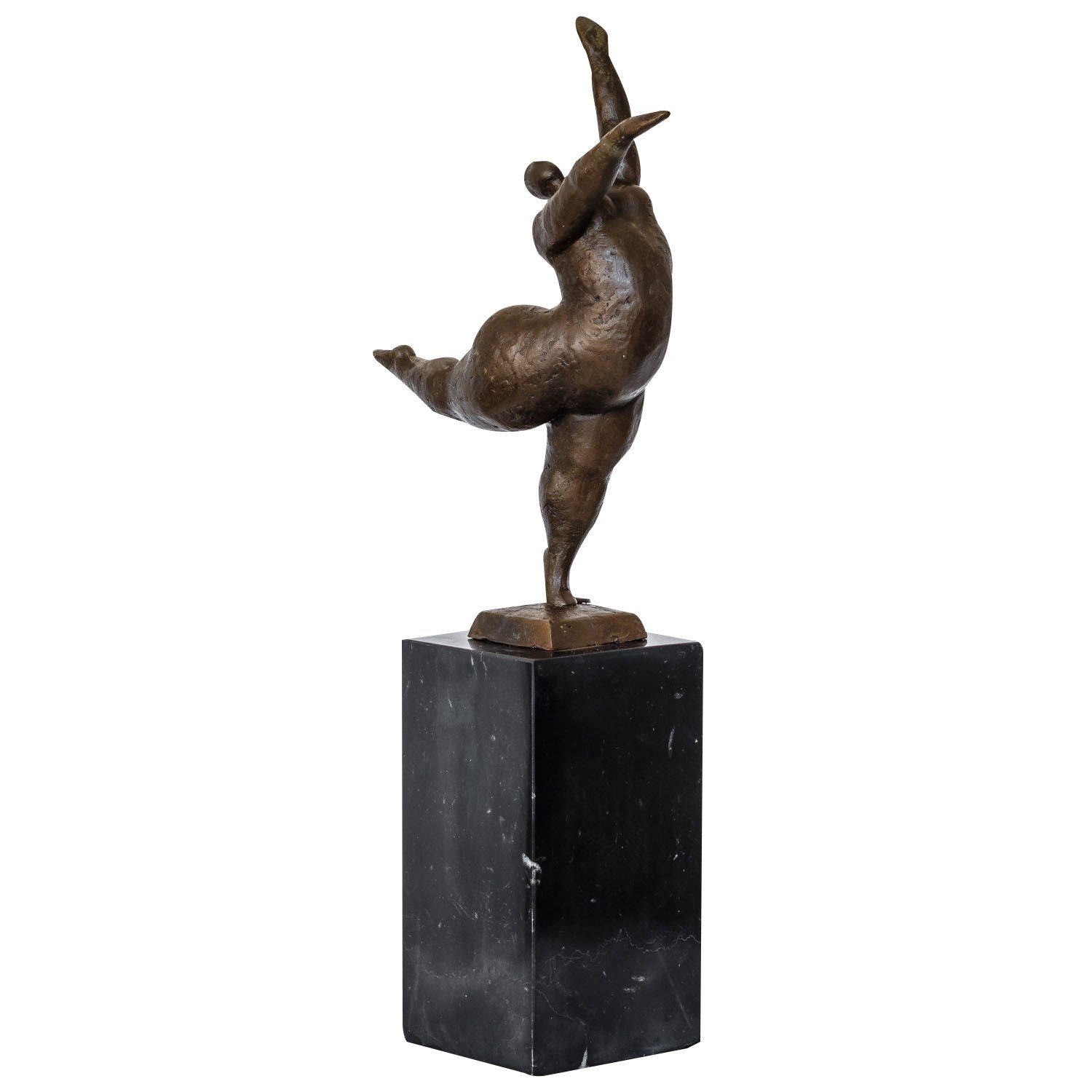 Aubaho Skulptur Bronzeskulptur Frau Erotik Kunst im Antik-Stil Bronze Figur 33cm