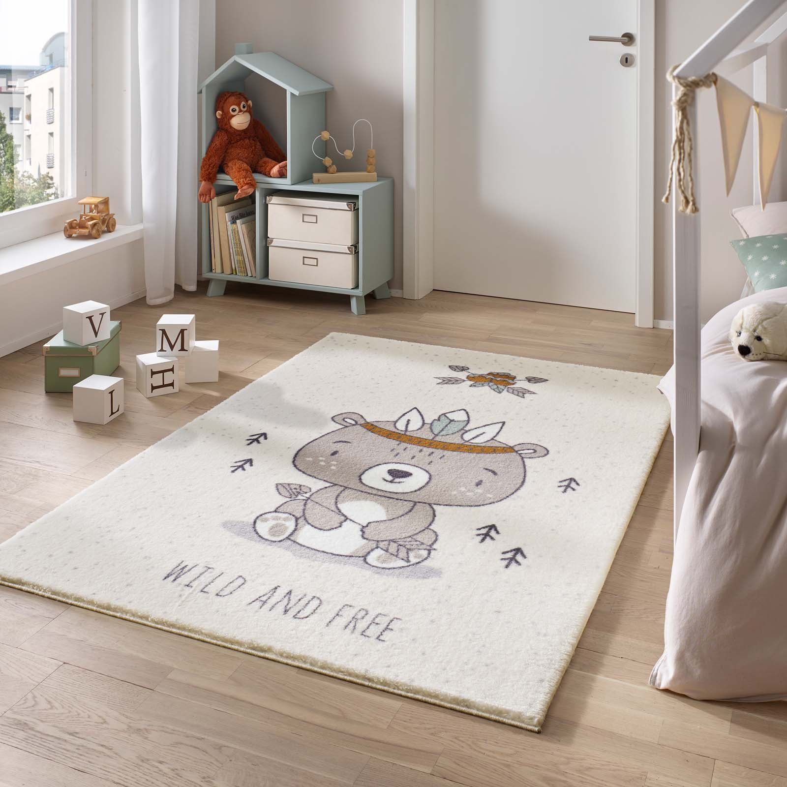 TaraCarpet Kinderteppich Kinderzimmerteppich Soft Kids kuschelig günstig online kaufen