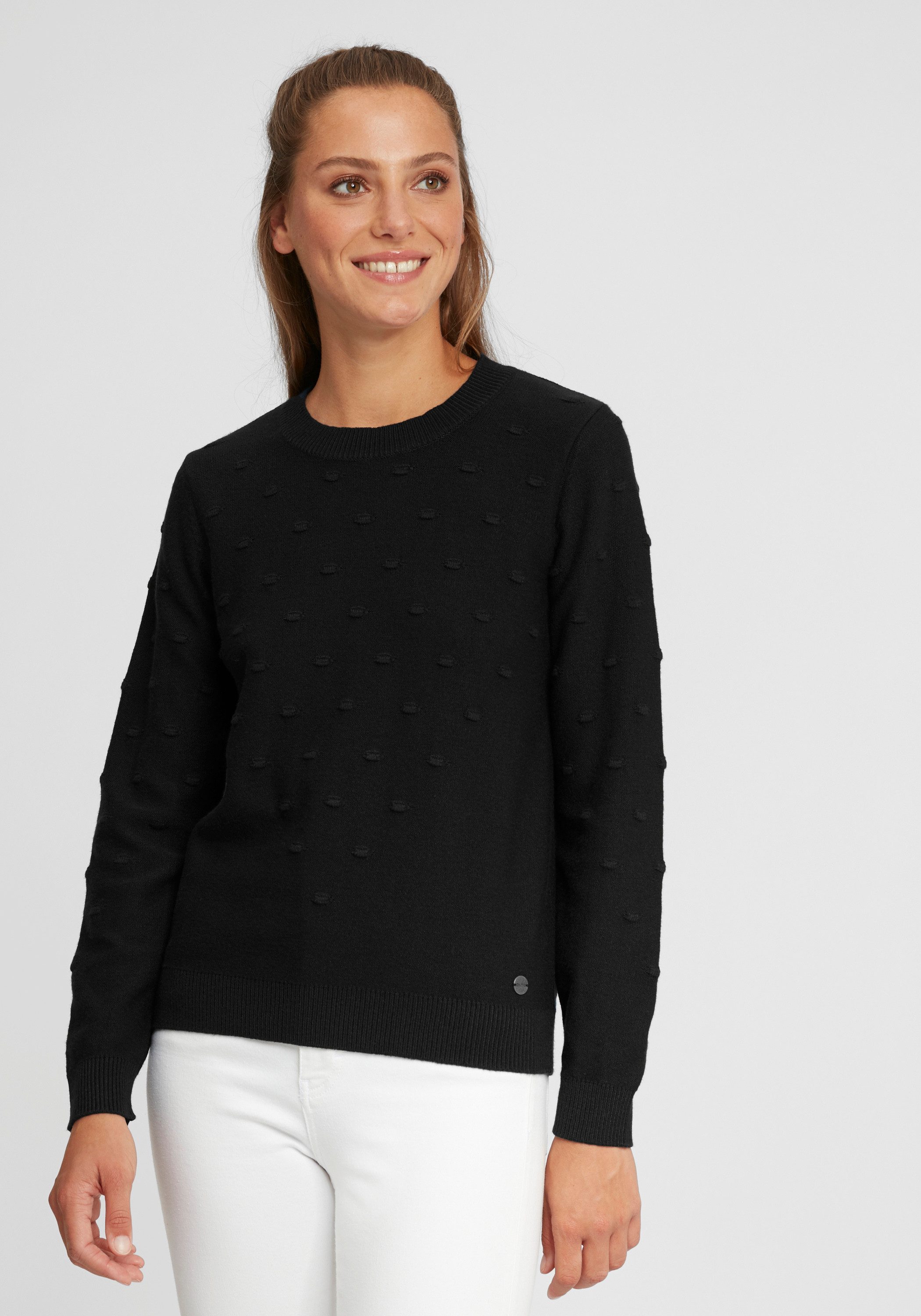 OXMO Strickpullover OXDotta Strickpullover in Feinstrick günstig online kaufen