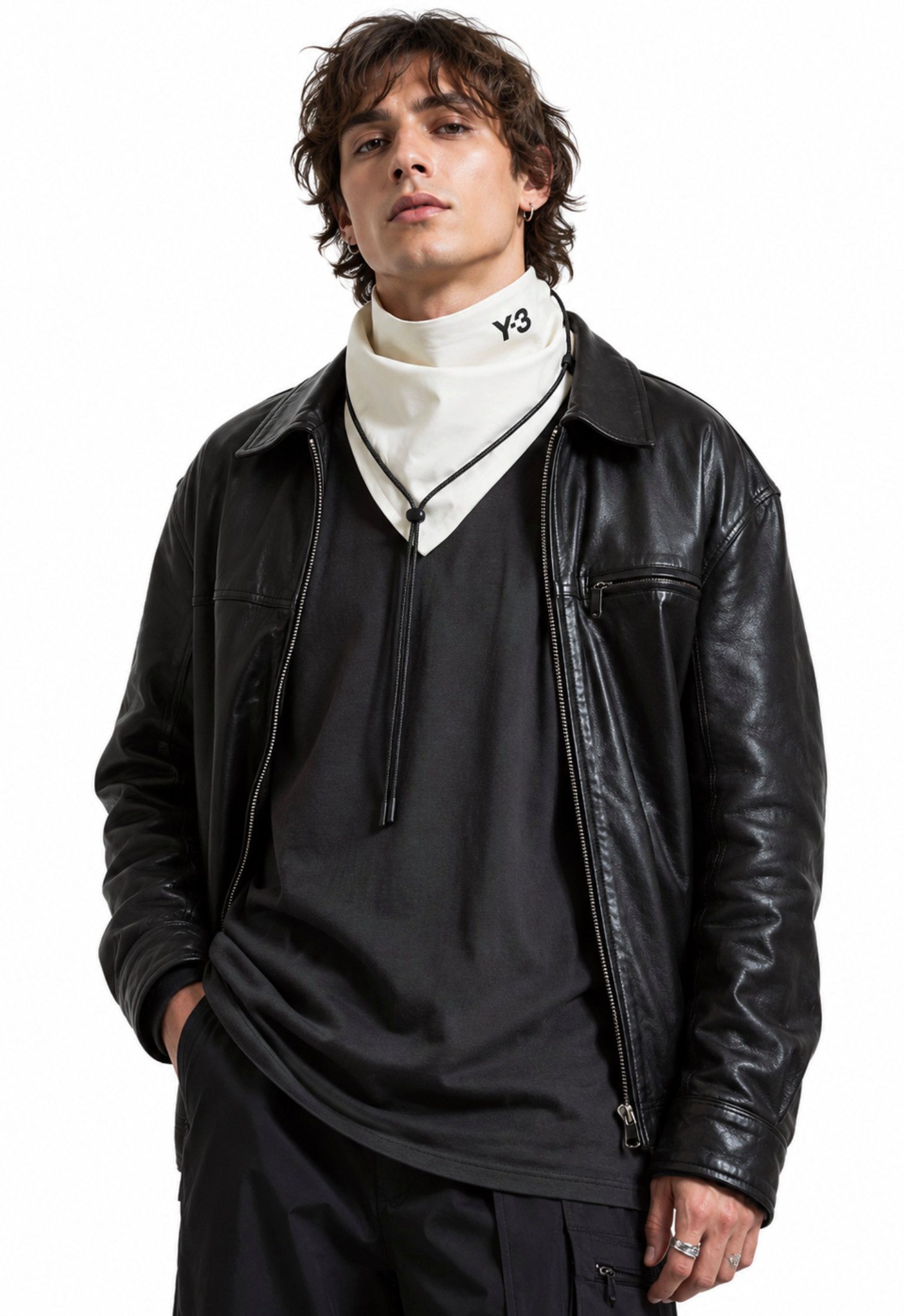 Y-3 Bandana YOHJI YAMAMOTO Reflective Schal Tuch Logo