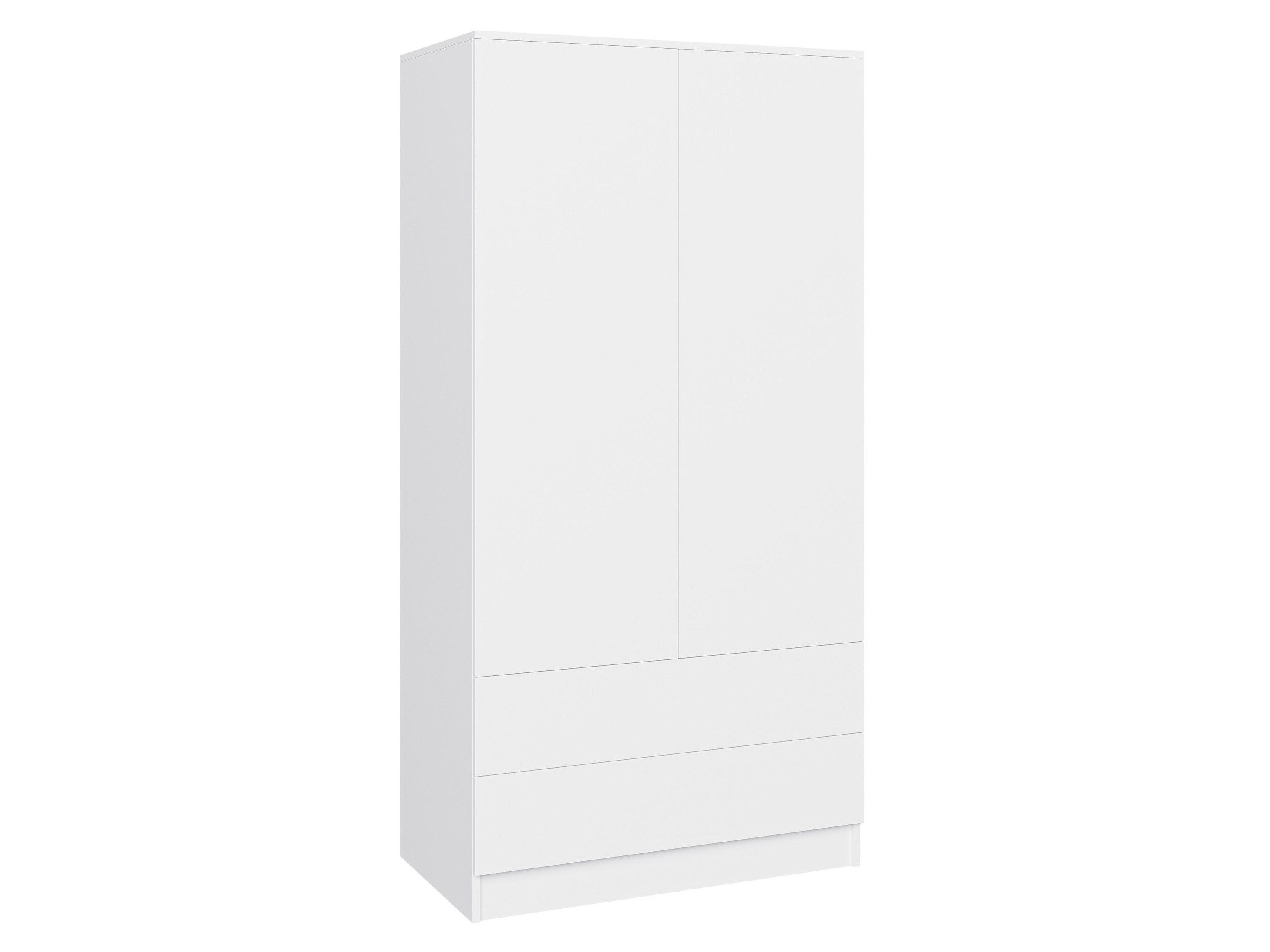 Beautysofa Kleiderschrank Zweitüriger mit Drehtürenschrank LOOK (Breite: 90 cm, Modernes TIP-ON Öffnungssystem (griffloses Öffnen möglich) Erhältlich mit oder ohne Schubladen
