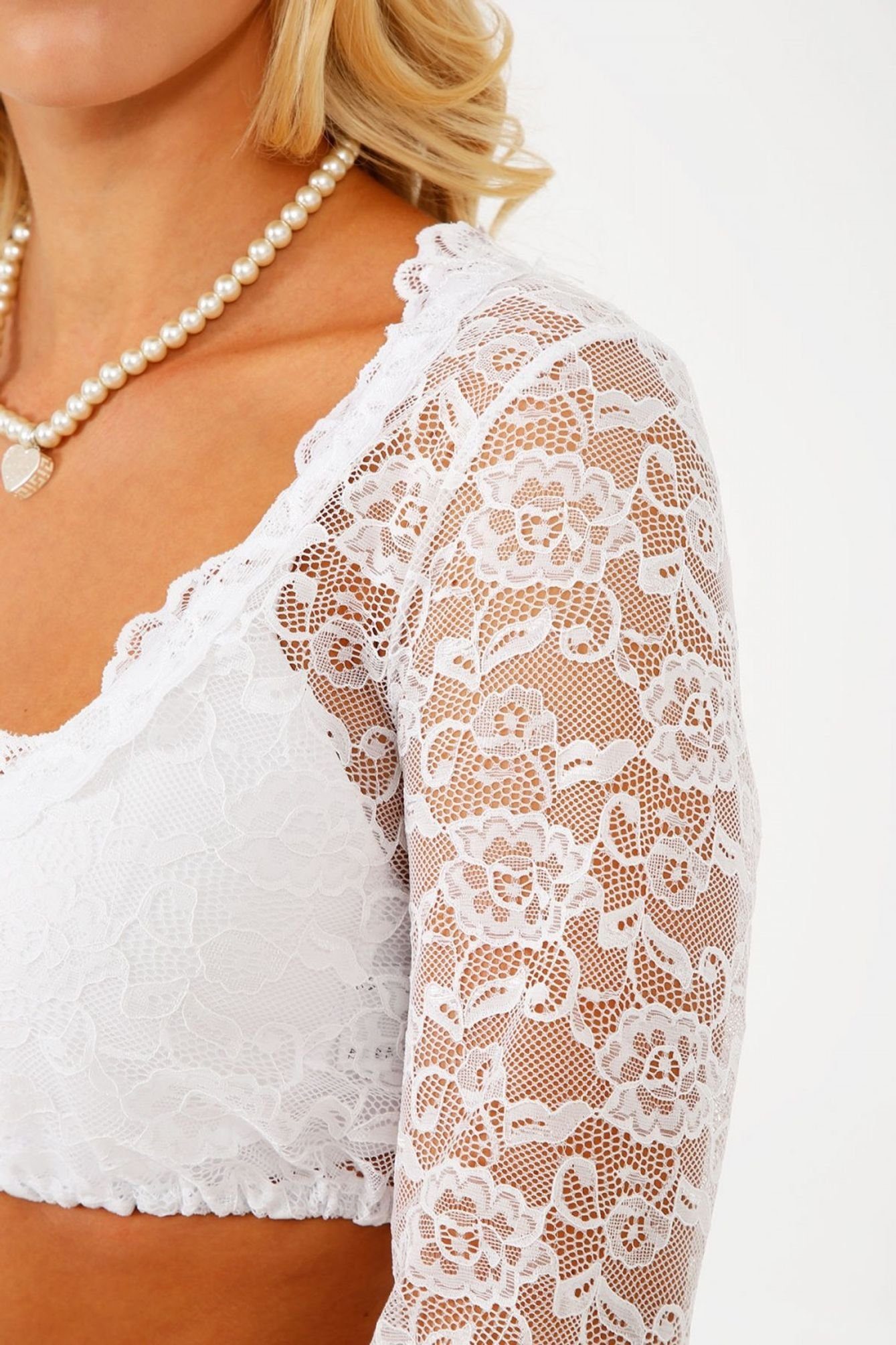 Krüger Madl Dirndlbluse Dirndlbluse Cassandra 3/4-Arm