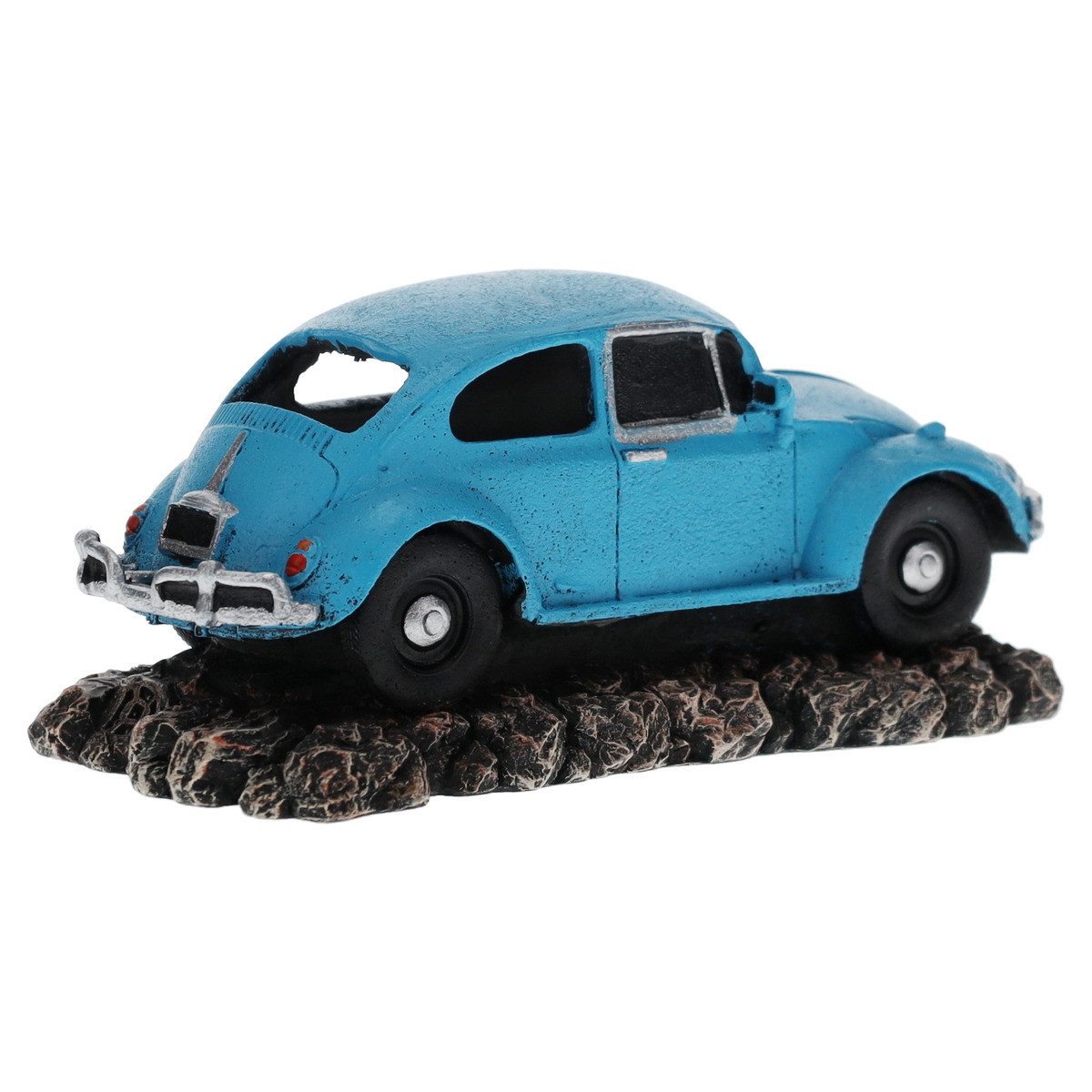 Aquariendeko Aquariendekoration Oldtimer Deutsch blau