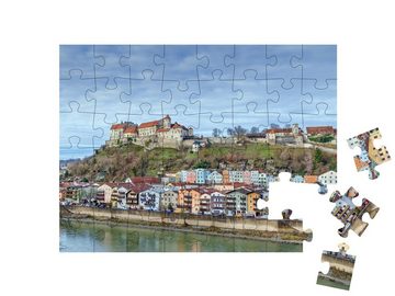 puzzleYOU Puzzle Burghausen auf dem Hügel, 48 Puzzleteile, puzzleYOU-Kollektionen Burgen