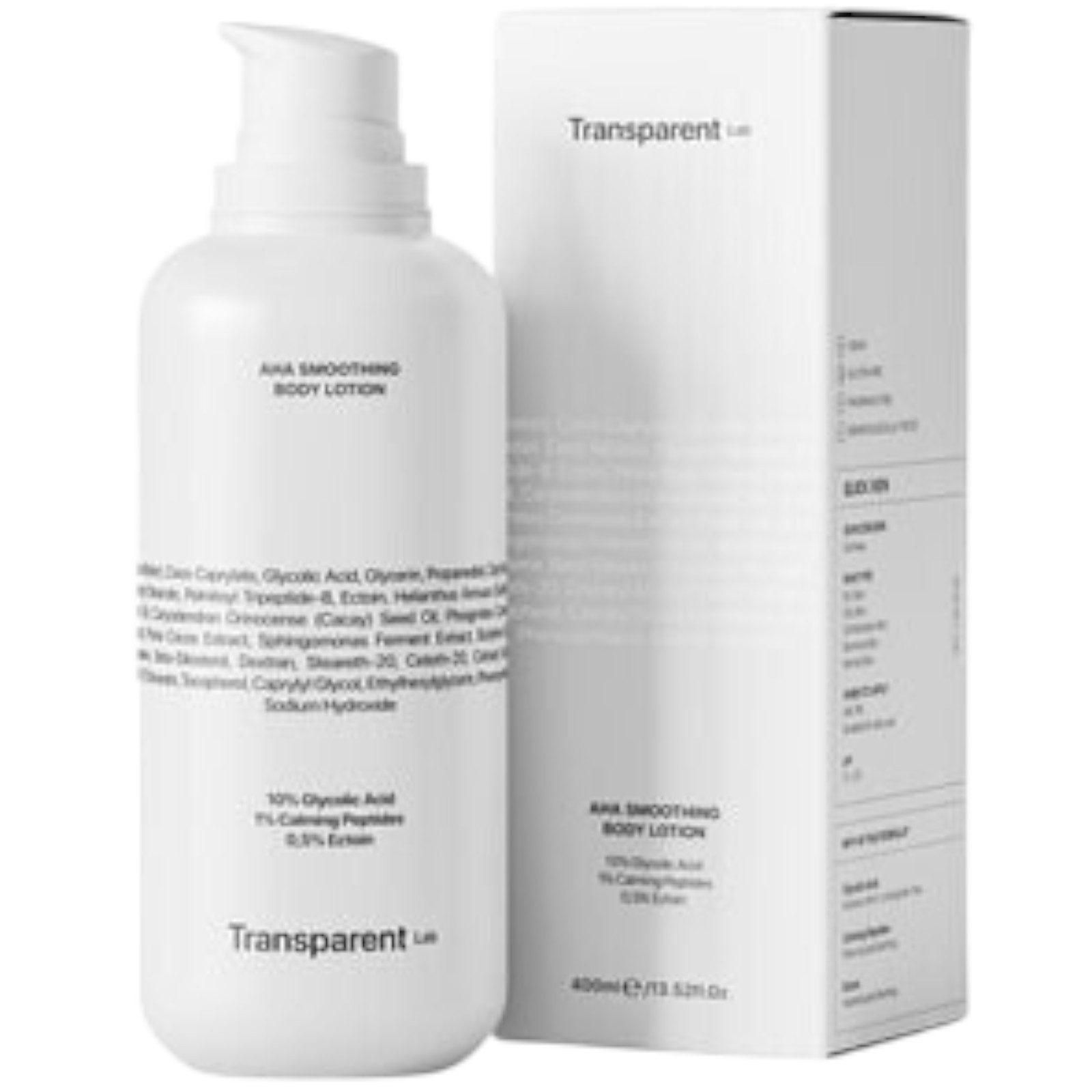 Transparent Lab Bodylotion Transparent Lab AHA Smoothing Body Lotion 400 ml