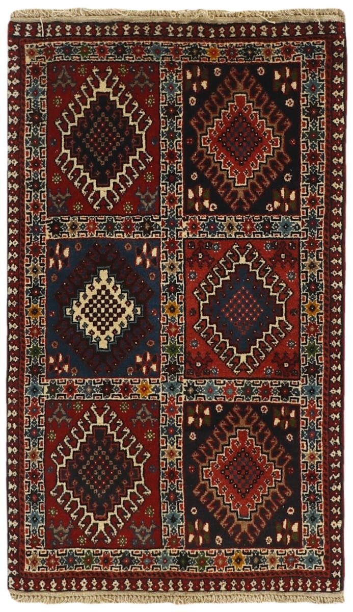 Orientteppich Yalameh mm rechteckig, Nain 61x99 12 Höhe: Handgeknüpfter Orientteppich / Perserteppich, Trading