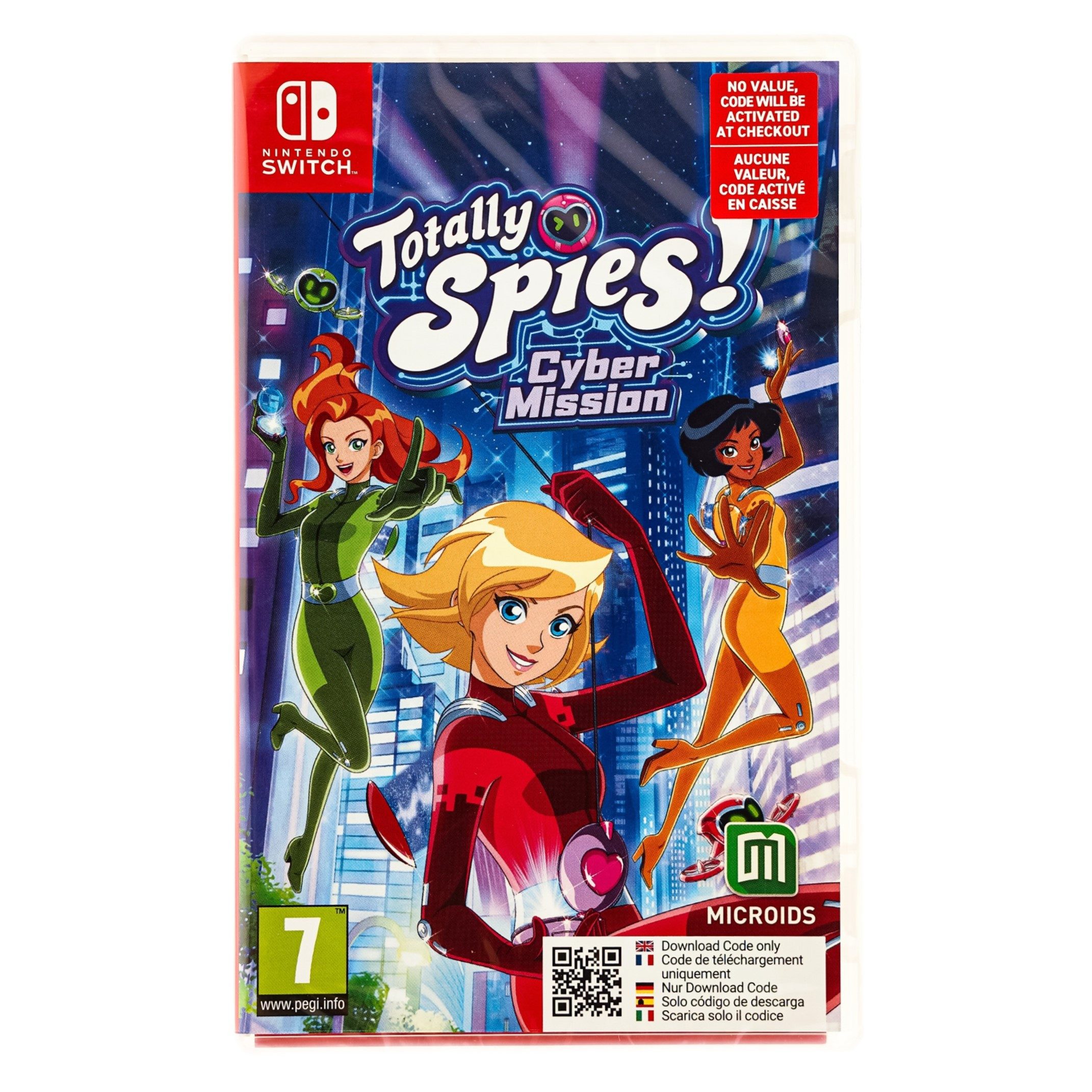 Totally Spies! - Cyber Mission Nintendo Switch, Enthält nur Downloadcode