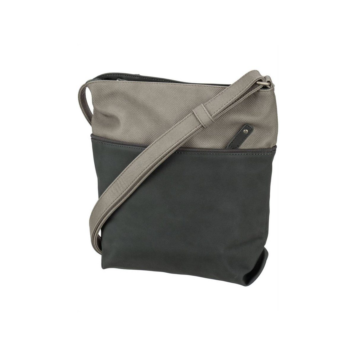 Zwei Handtasche grau (1-tlg) - Ash Velours