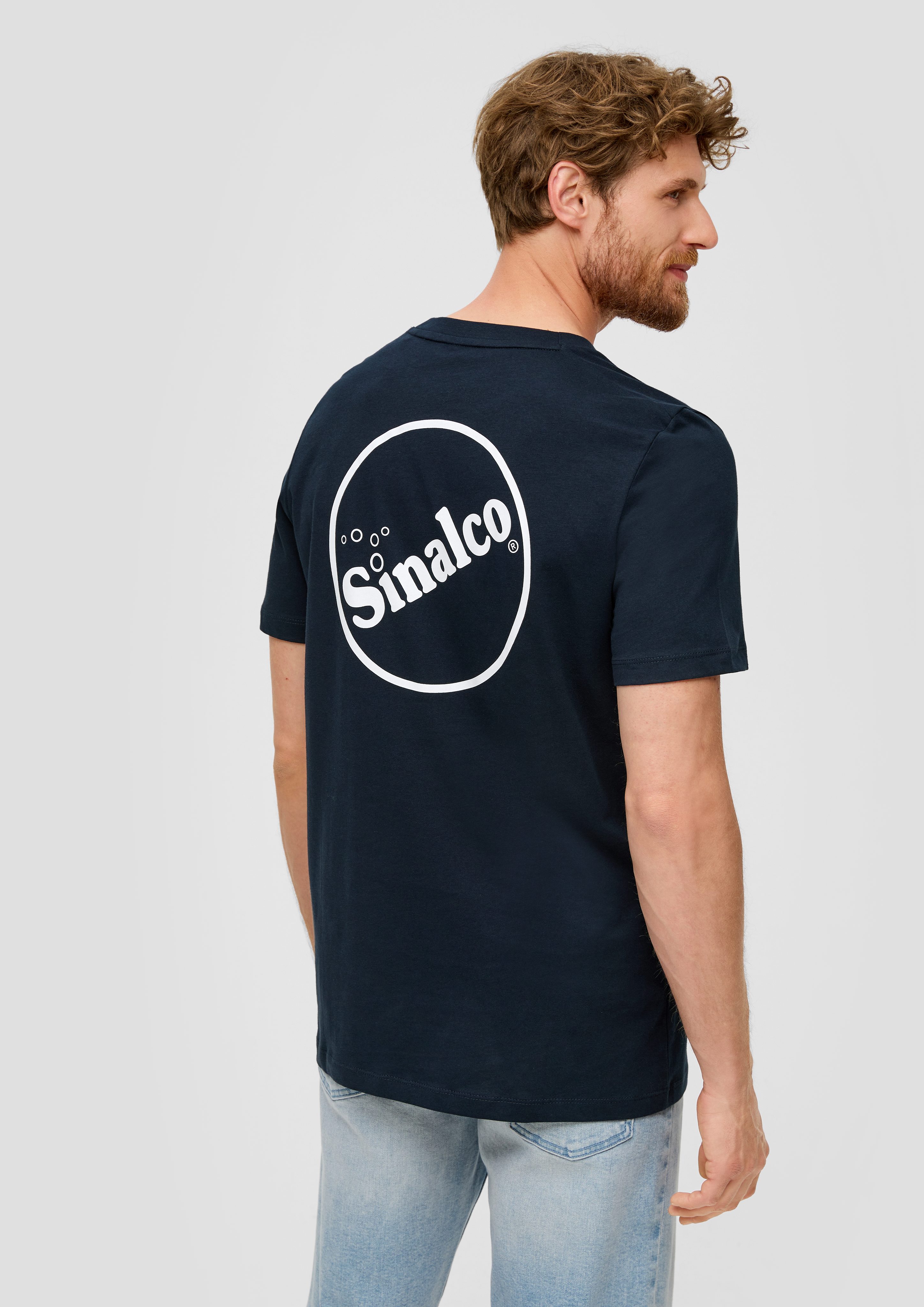 s.Oliver Kurzarmshirt Baumwoll-T-Shirt mit Crew Neck günstig online kaufen