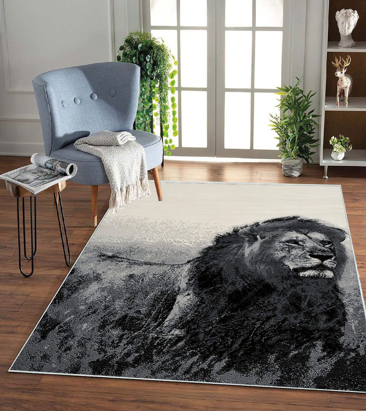 Jungengel Teppich Majestic Lion 8mm Teppichläufer günstig online kaufen