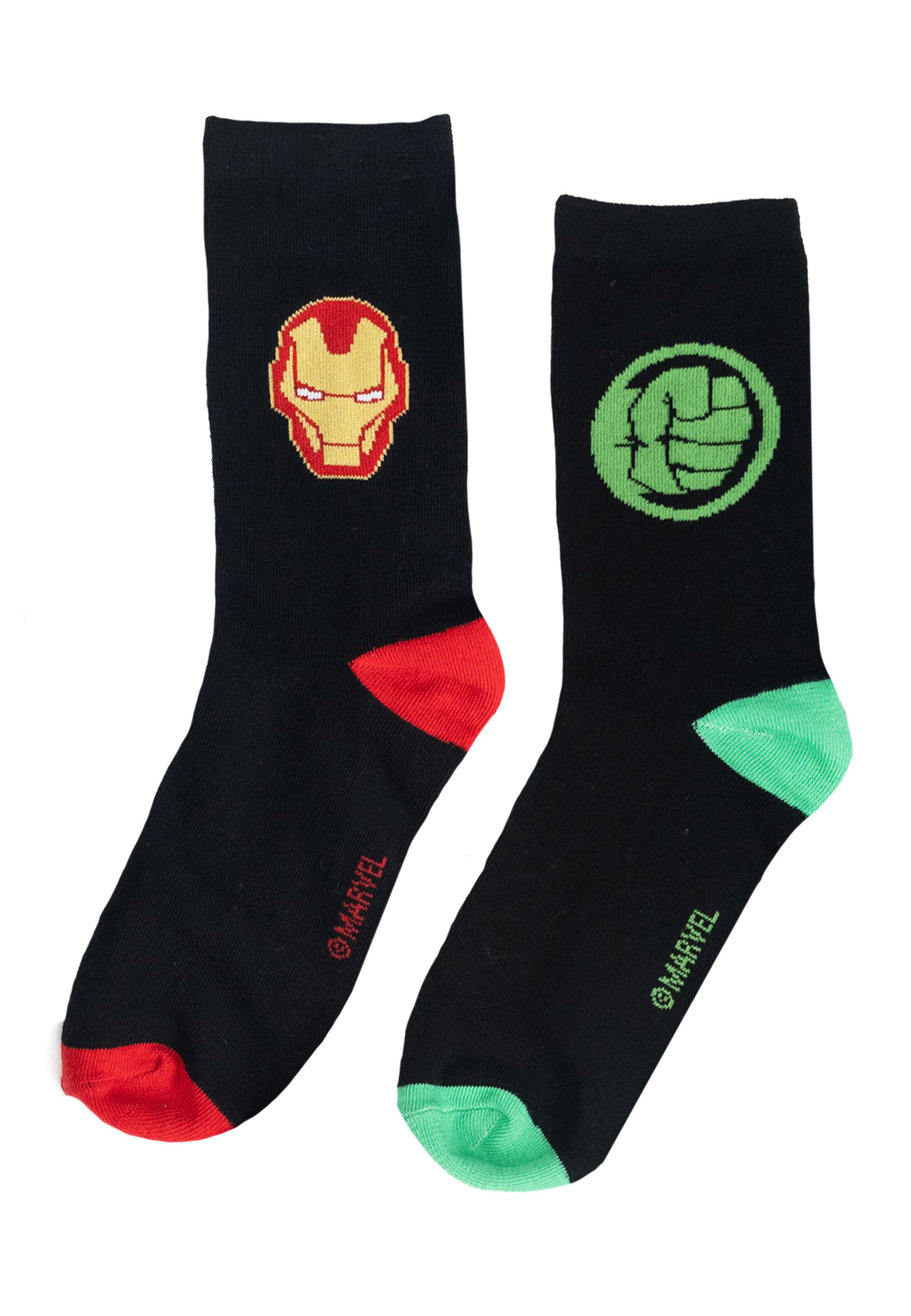 United Labels® Socken Marvel Socken Sneaker Strümpfe (5er Pack) 40-45 – Bild 3 von 5