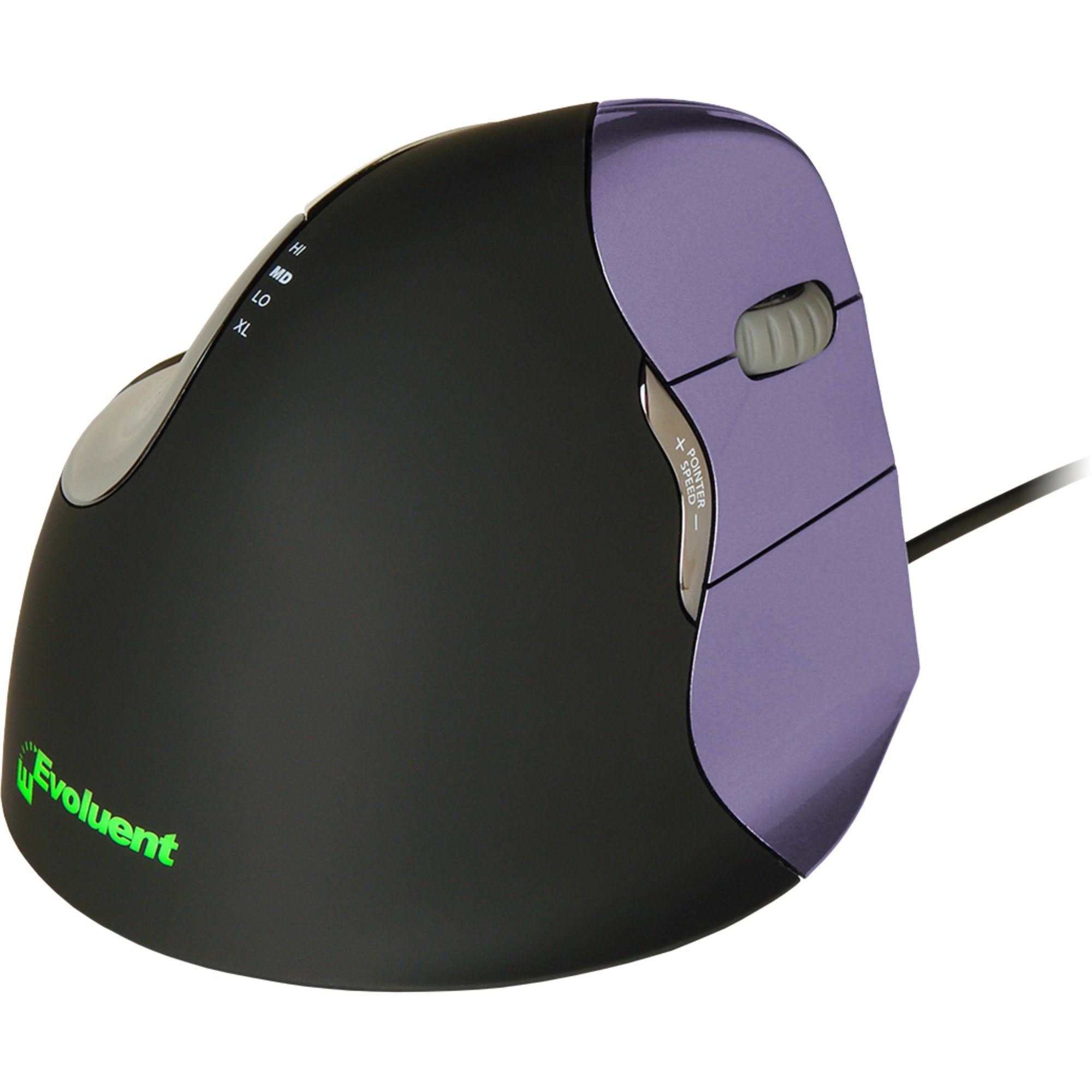 EVOLUENT Evoluent Vertical Mouse 4 Klein RH, Maus Maus (kabelgebunden)