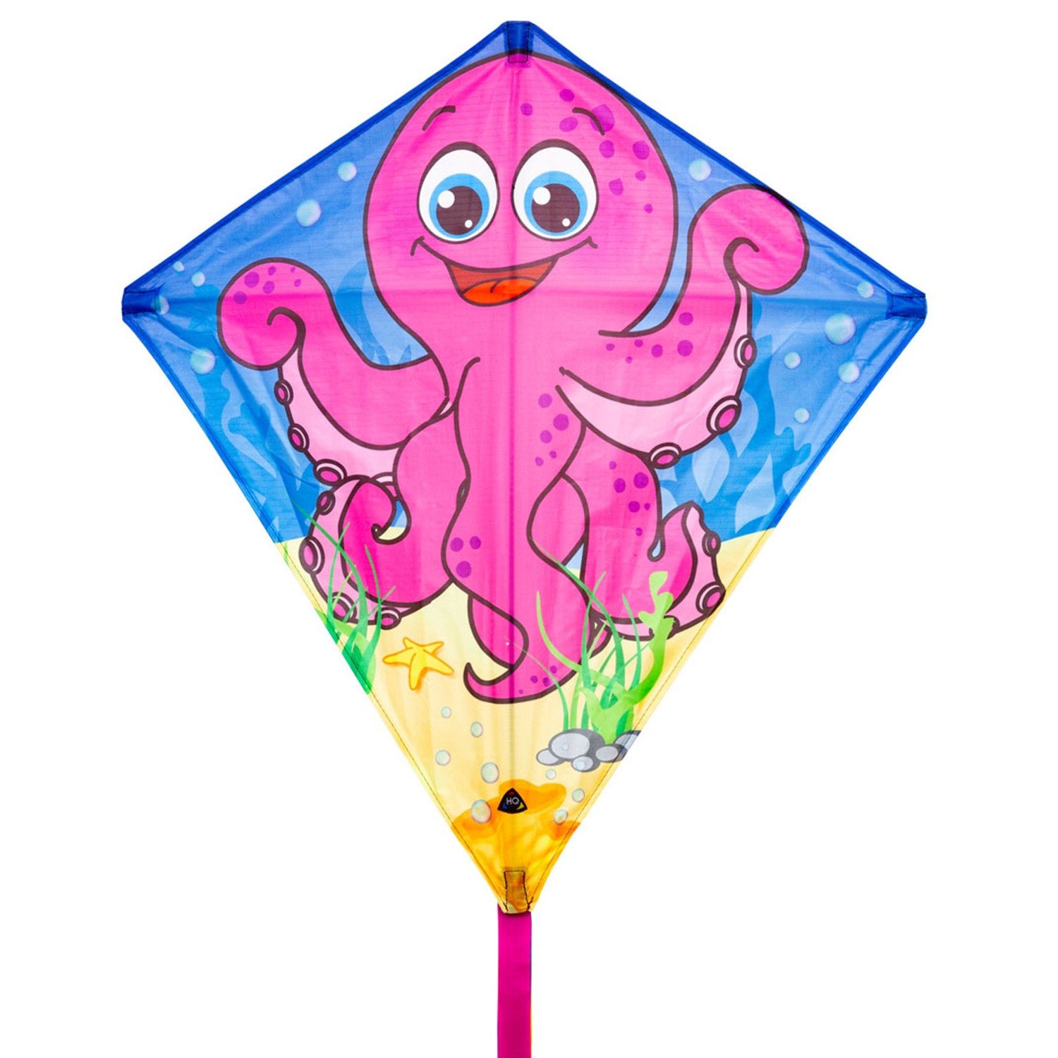 HQ Flug-Drache Kinderdrachen Einleiner Drachen HQ Eddy Octopus, einfacher Aufbau